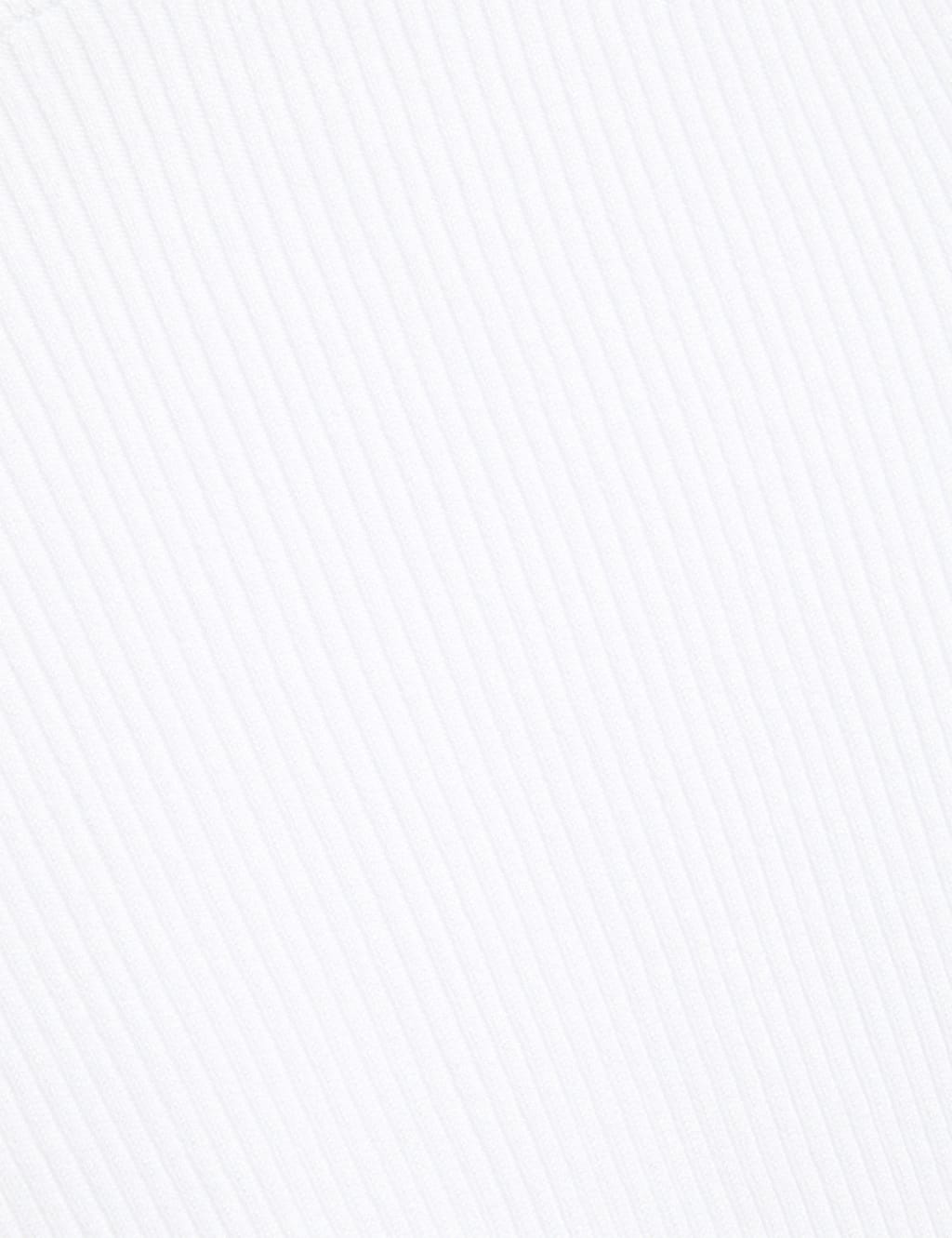 Ribbed Crew Neck Knitted Top 6 of 6