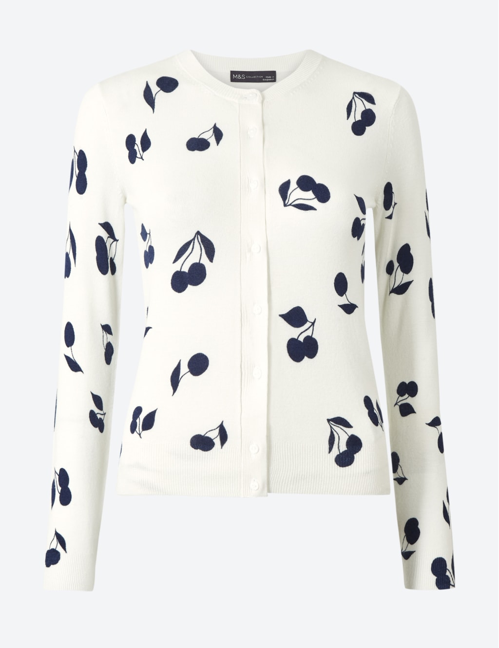 Printed Round Neck Cardigan 2 of 4