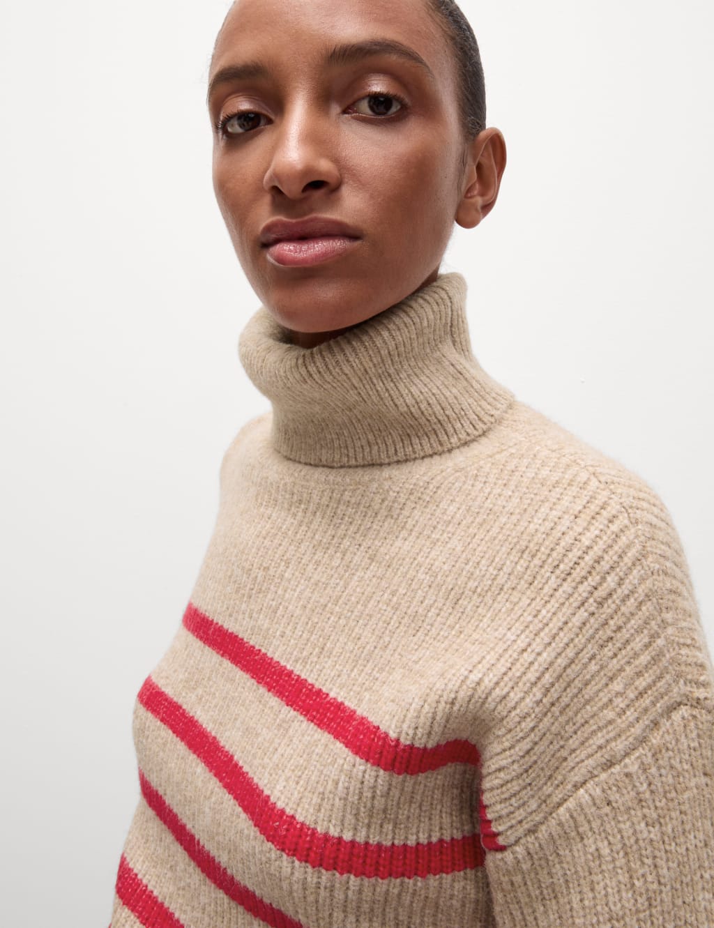 Roll neck jumper girls sales