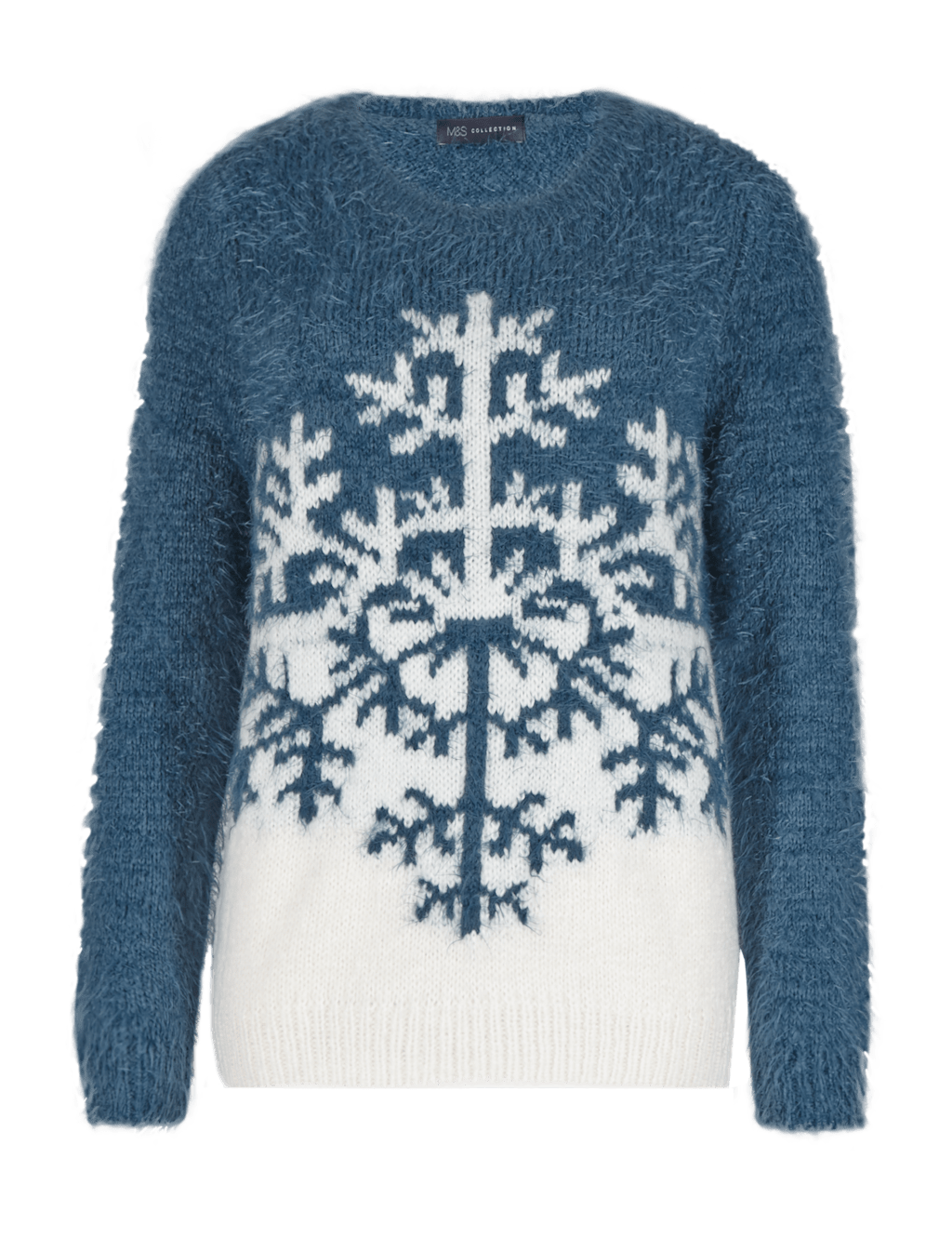 Fluffy Snowflake Christmas Jumper 2 of 4