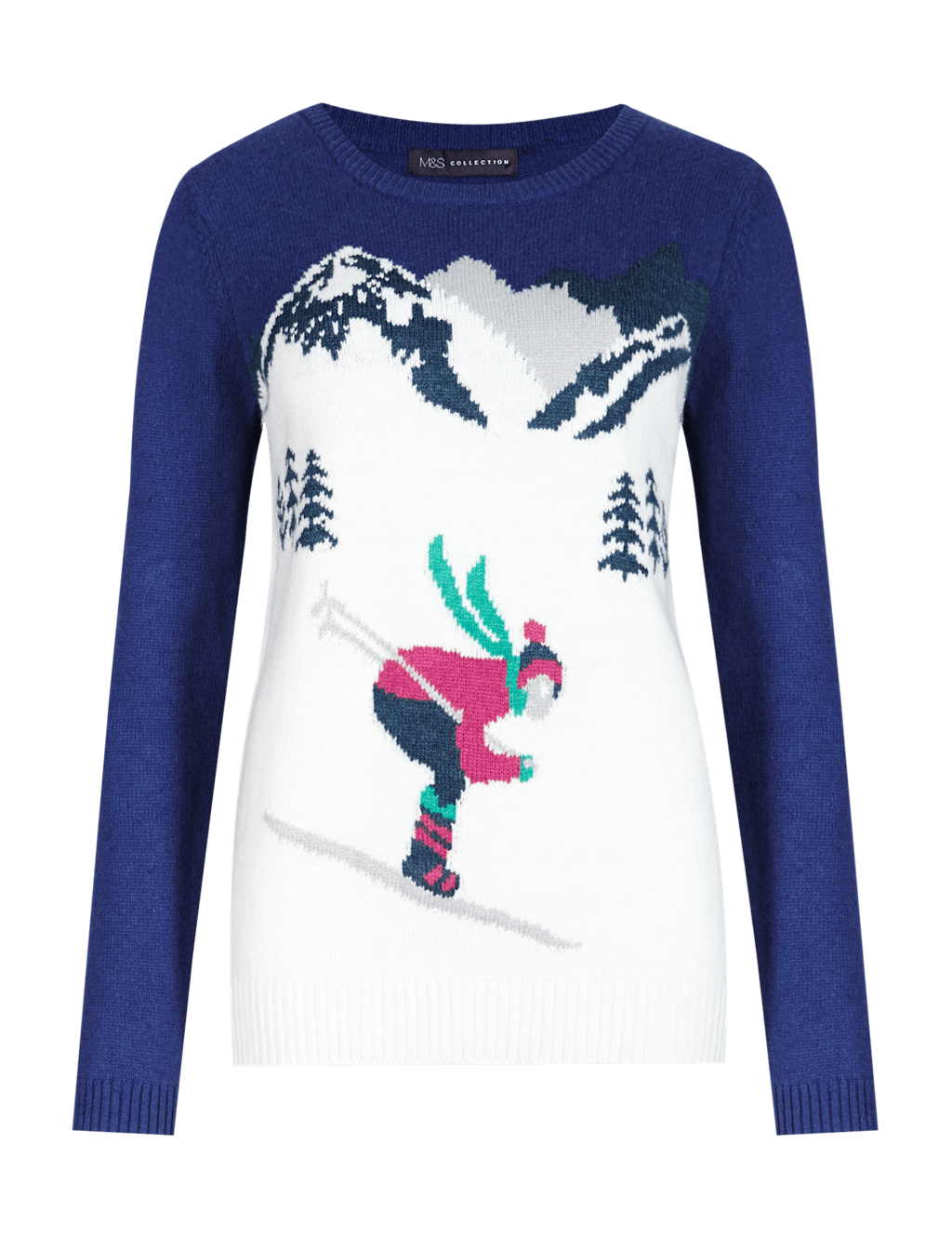Skiing Scene Christmas Jumper 2 of 4