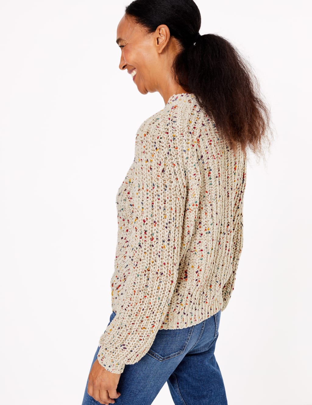 Chenille Pom Pom Jumper M S Collection M S