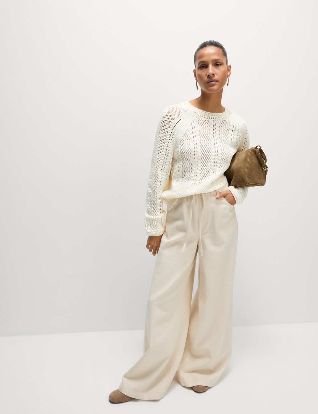 Cotton Rich Textured Relaxed Jumper 3 of 6