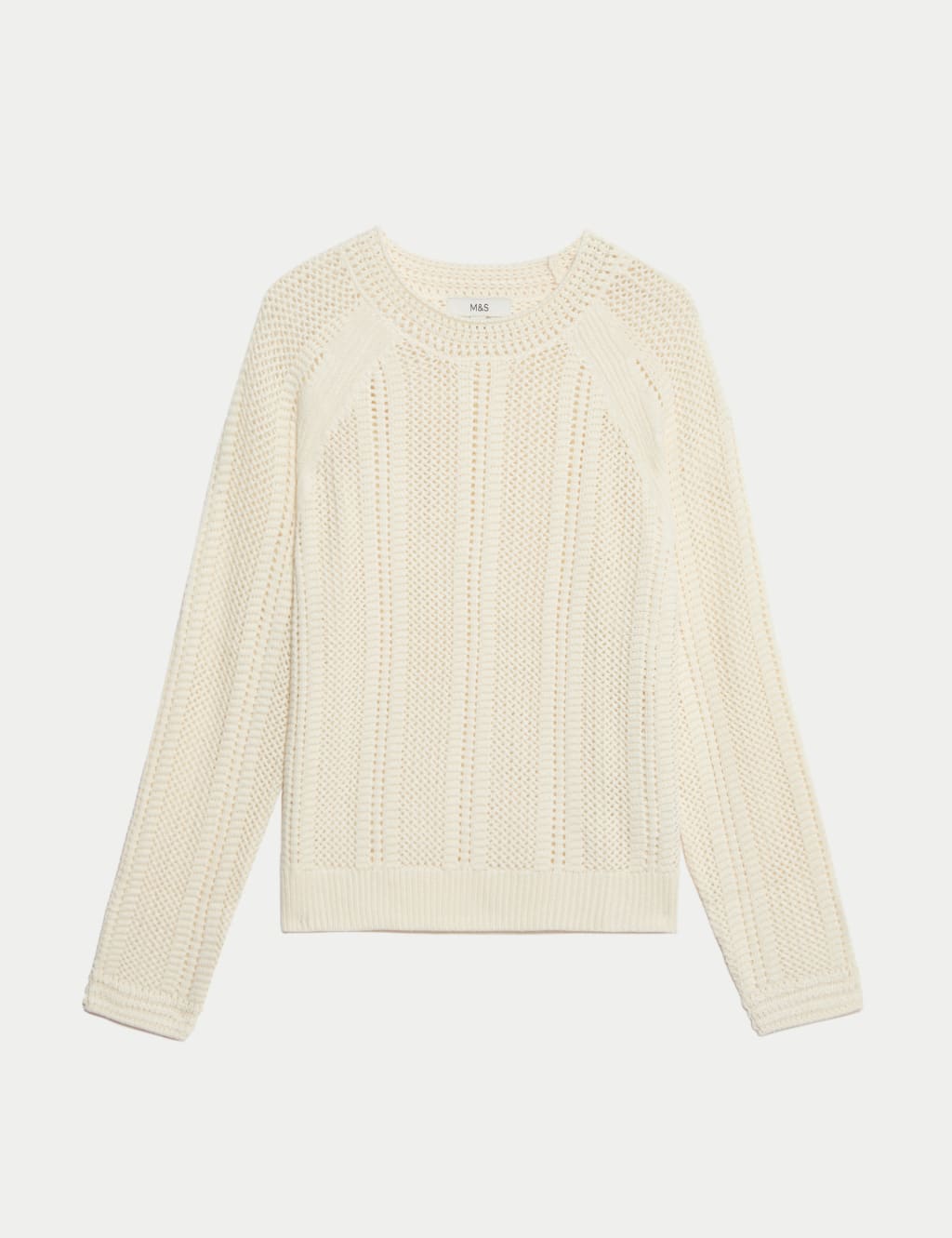 Cotton Rich Textured Relaxed Jumper 2 of 6