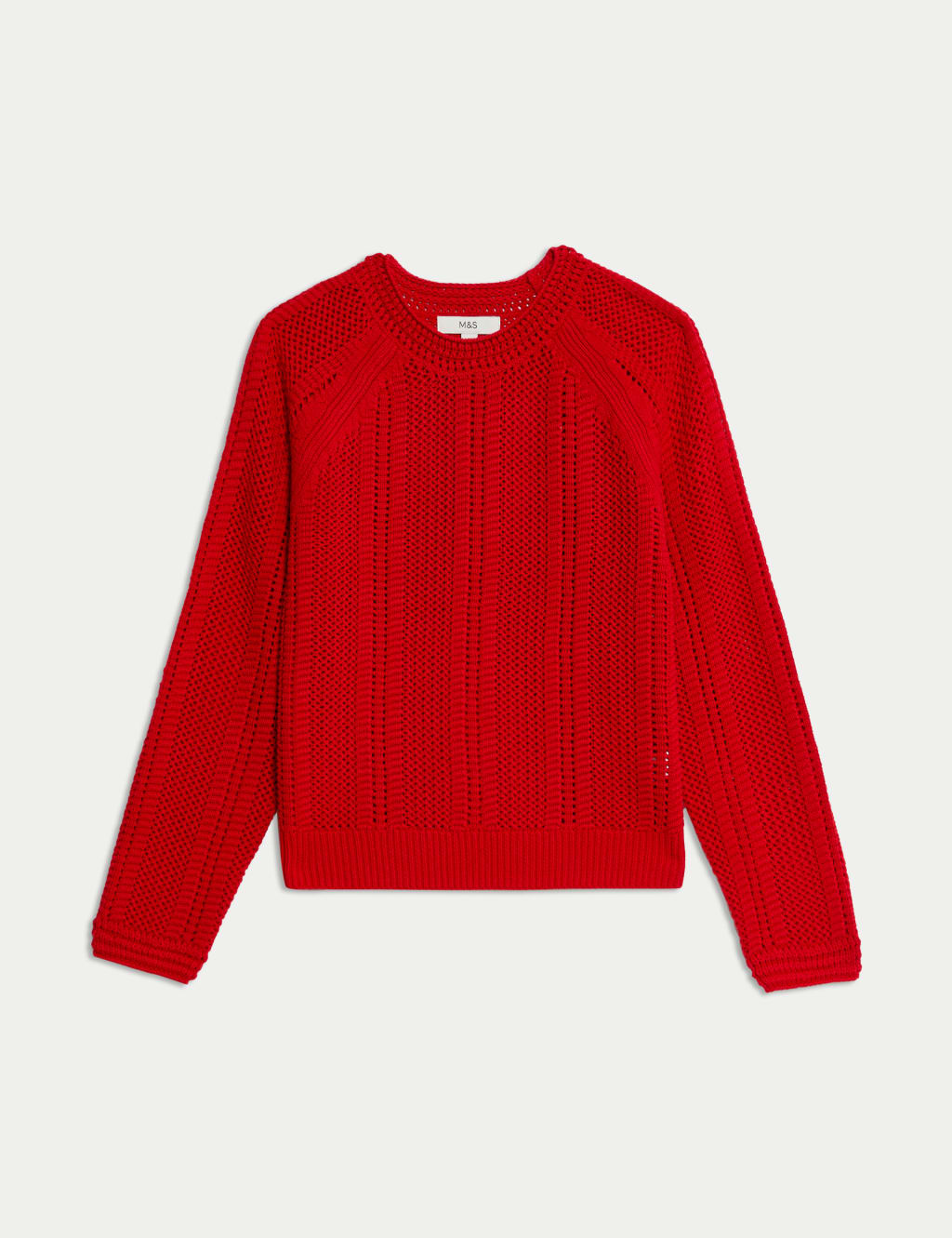 Cotton Rich Textured Relaxed Jumper 2 of 6