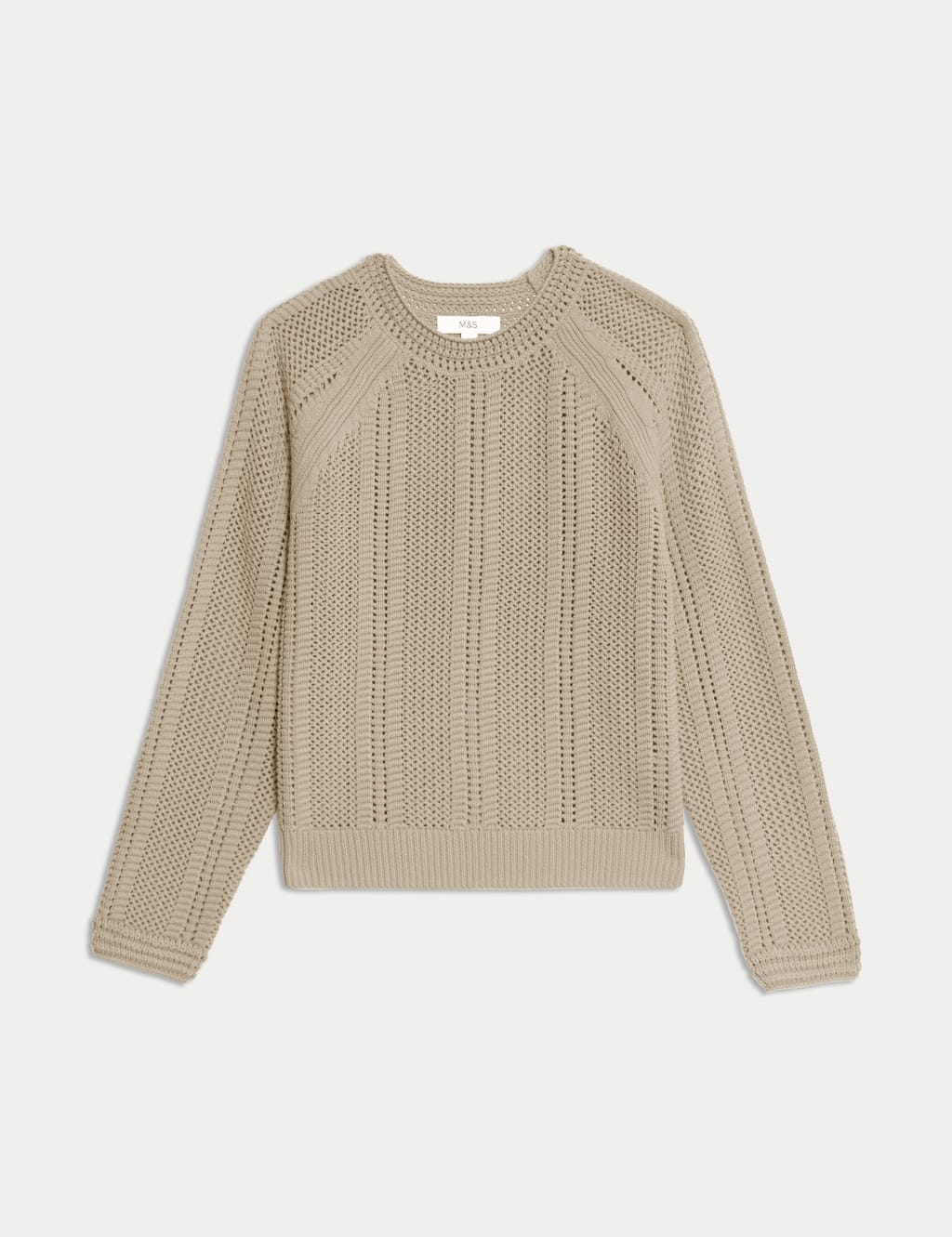 Cotton Rich Textured Relaxed Jumper 2 of 6