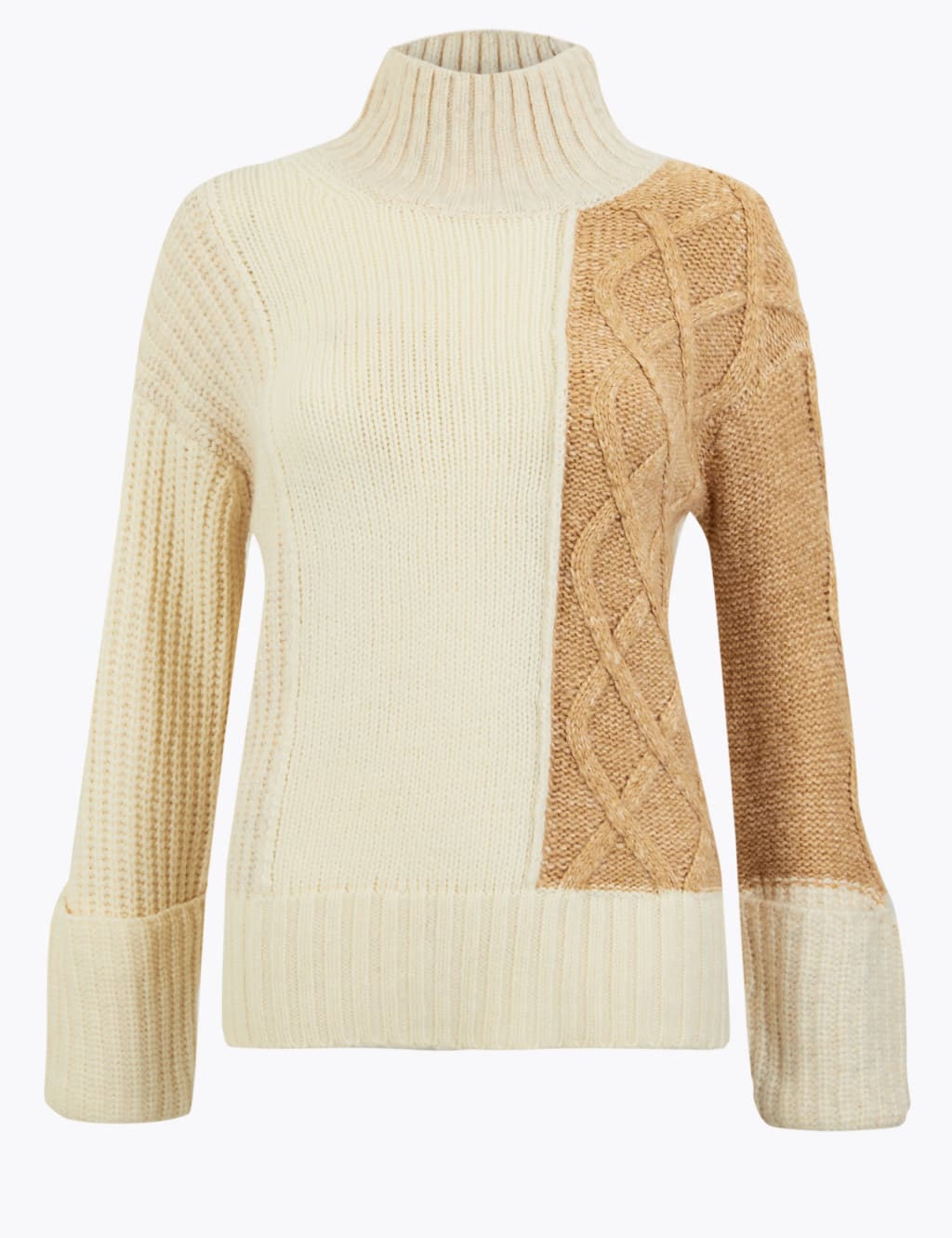 Cable Knit Turtle Neck Jumper 2 of 4
