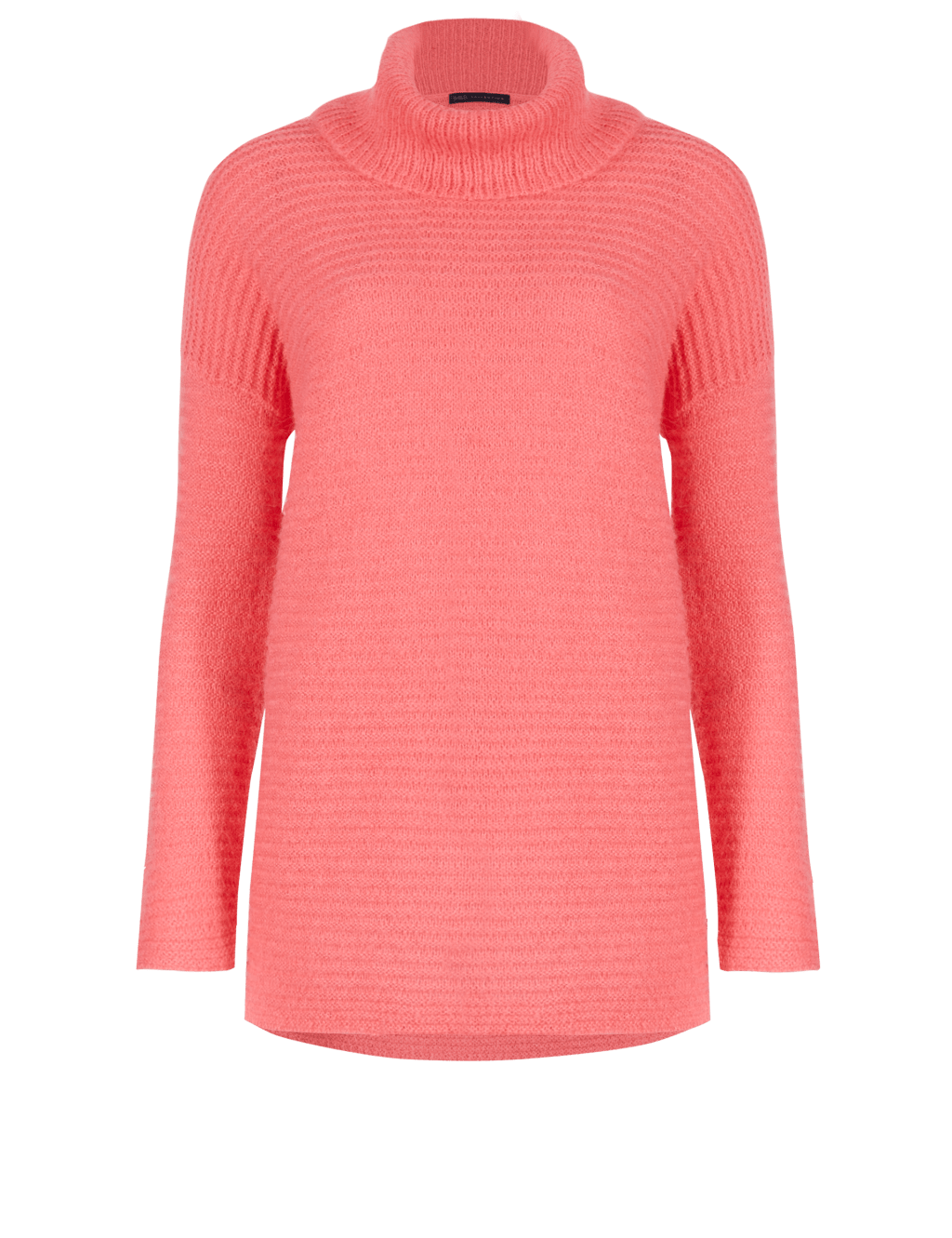 Cowl Neck Ribbed Jumper with Mohair 2 of 3