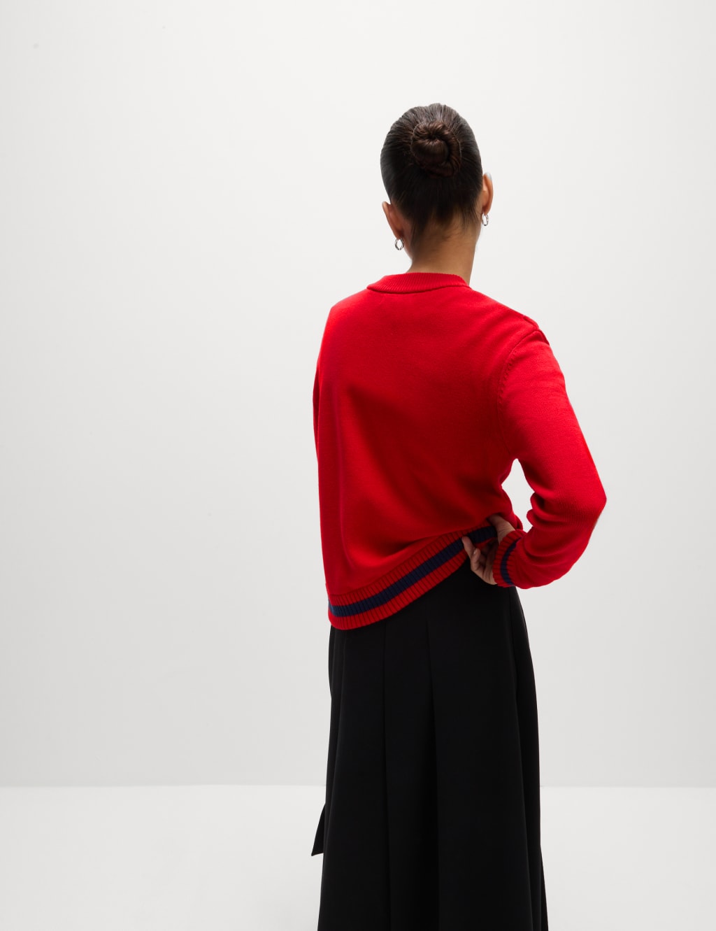 Cotton Rich Relaxed Bomber Cardigan 4 of 7