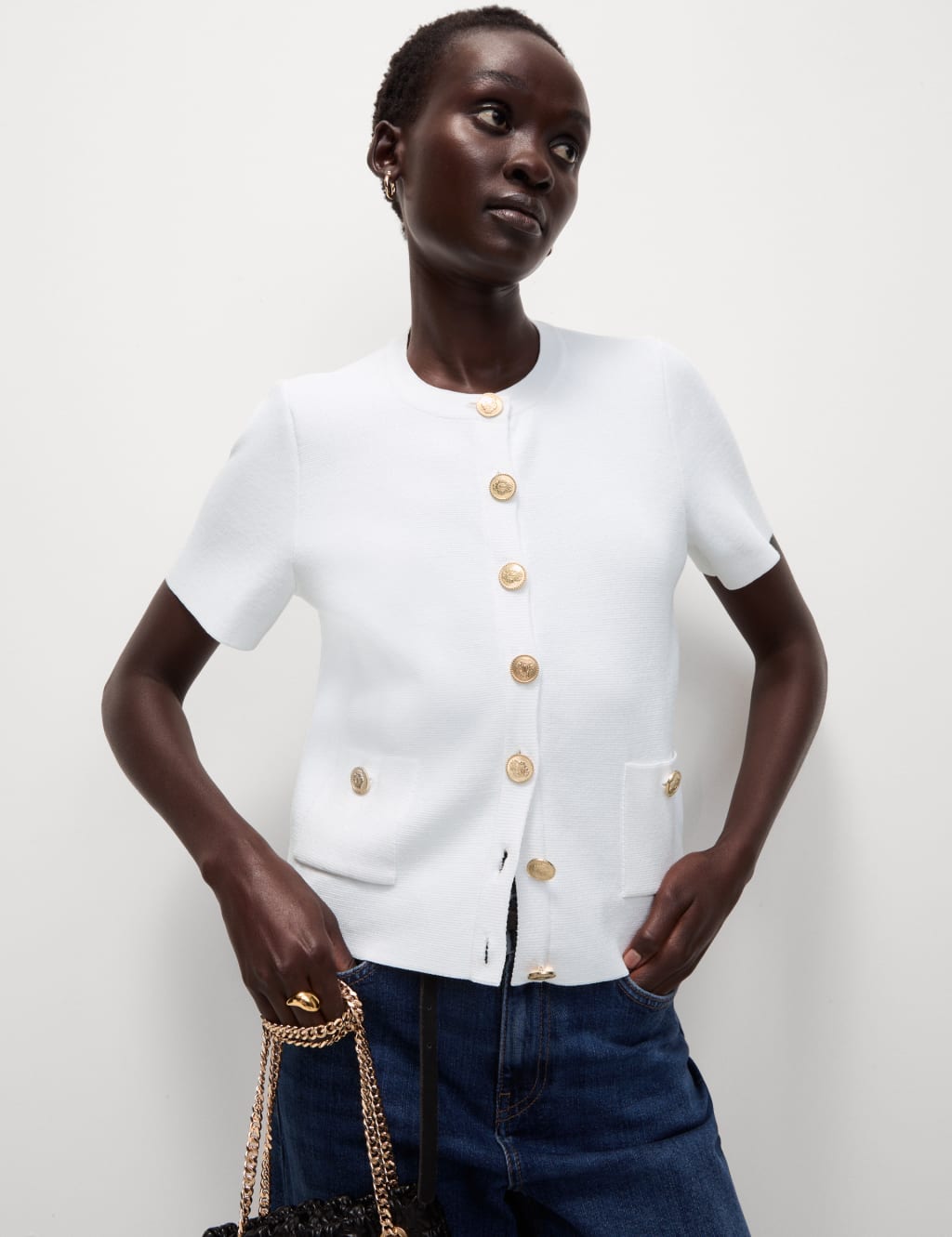 Cardigan with button up 2025
