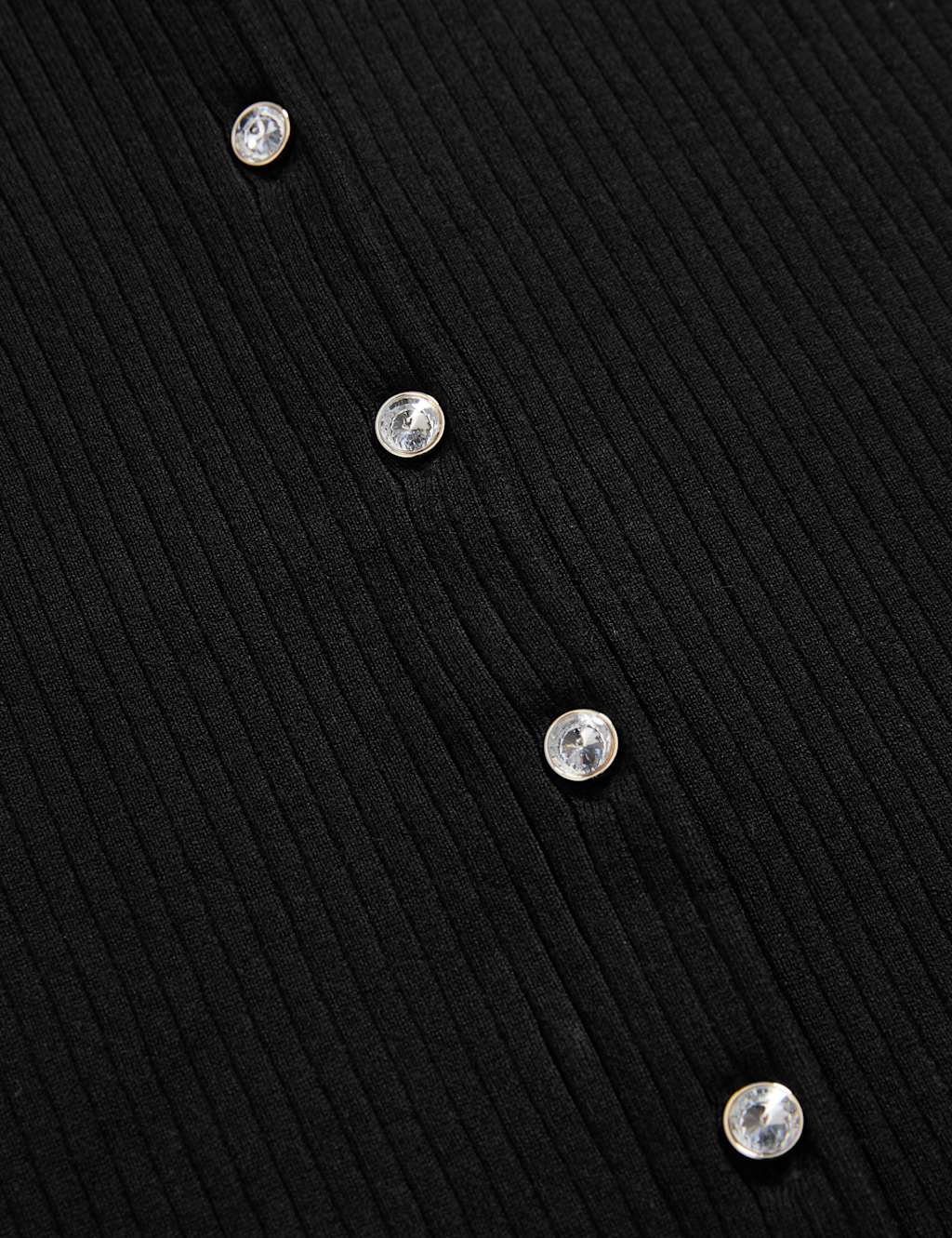 Textured Crew Neck Button Through Waistcoat 7 of 7
