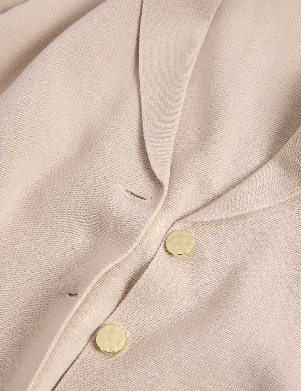 Cotton Rich Textured Knitted Blazer 6 of 6