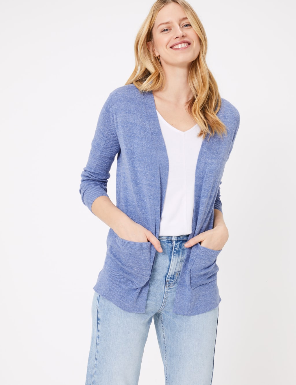 Pure Cotton Relaxed Cardigan 1 of 4