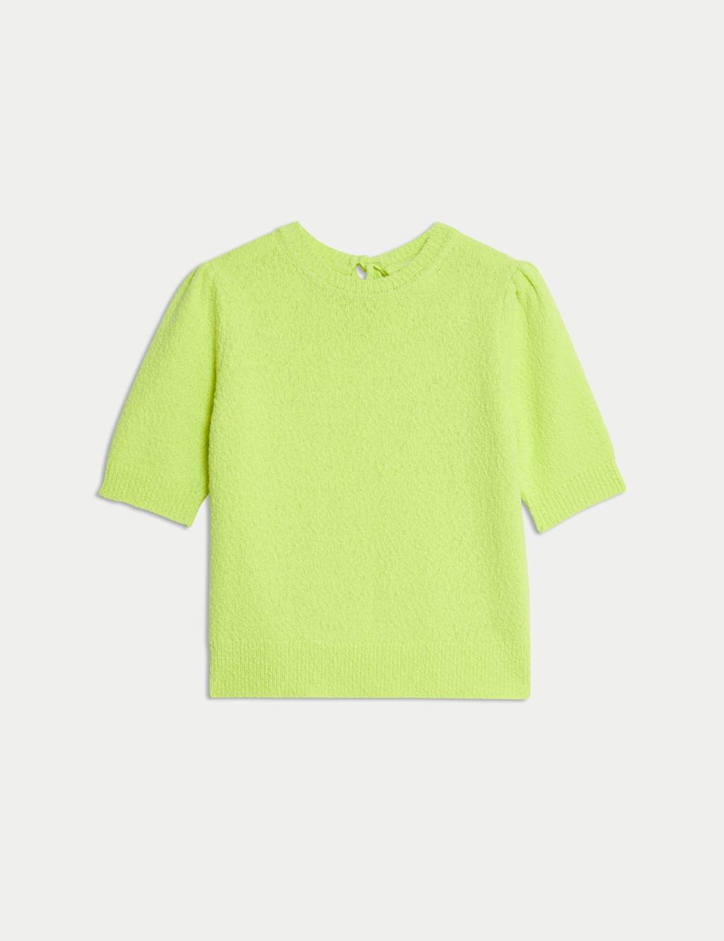 Cotton Rich Textured Slim Fit Crop Top 2 of 5