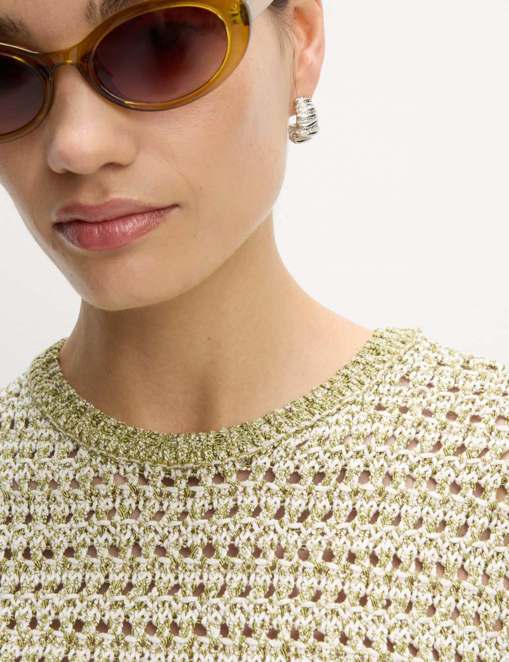 Crew Neck Slim Fit Knitted Vest with Cotton 3 of 7