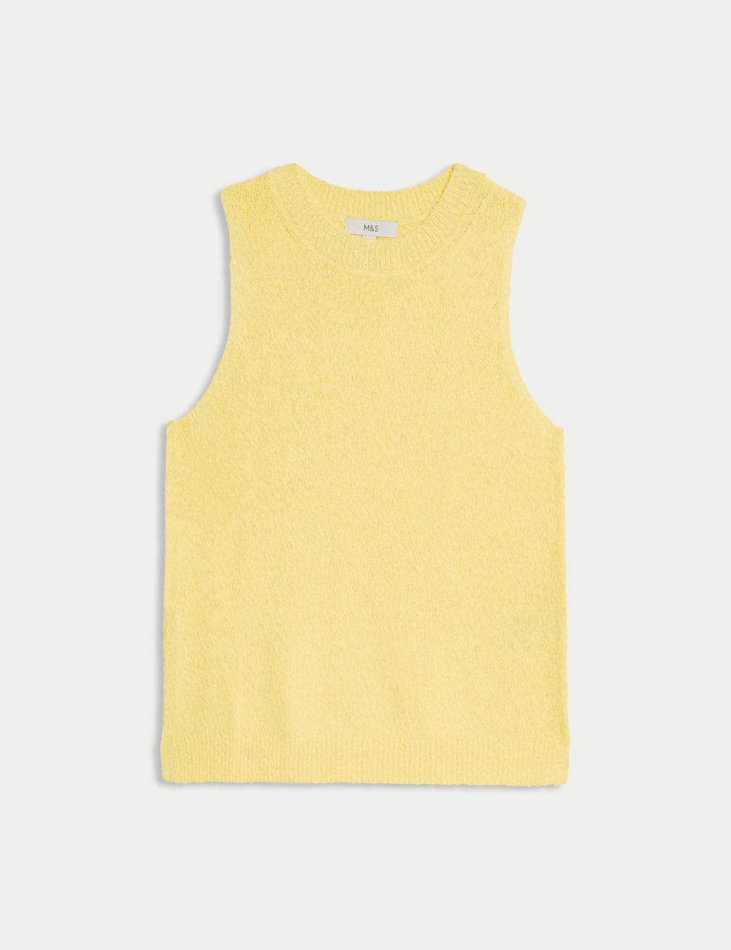 Cotton Rich Textured Knitted Vest 2 of 6
