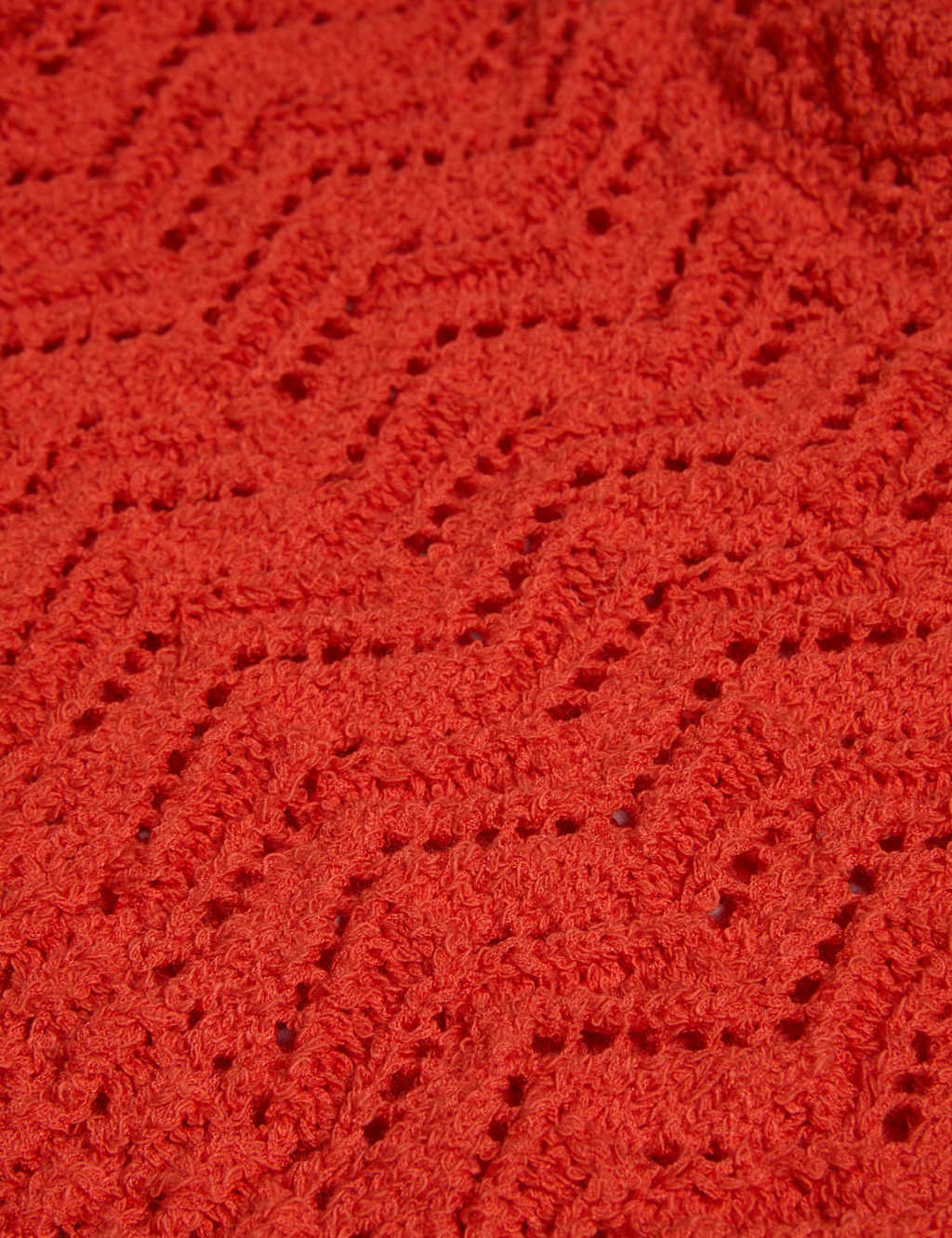 Cotton Blend Pointelle Scallop Edge Knitted Vest 6 of 6