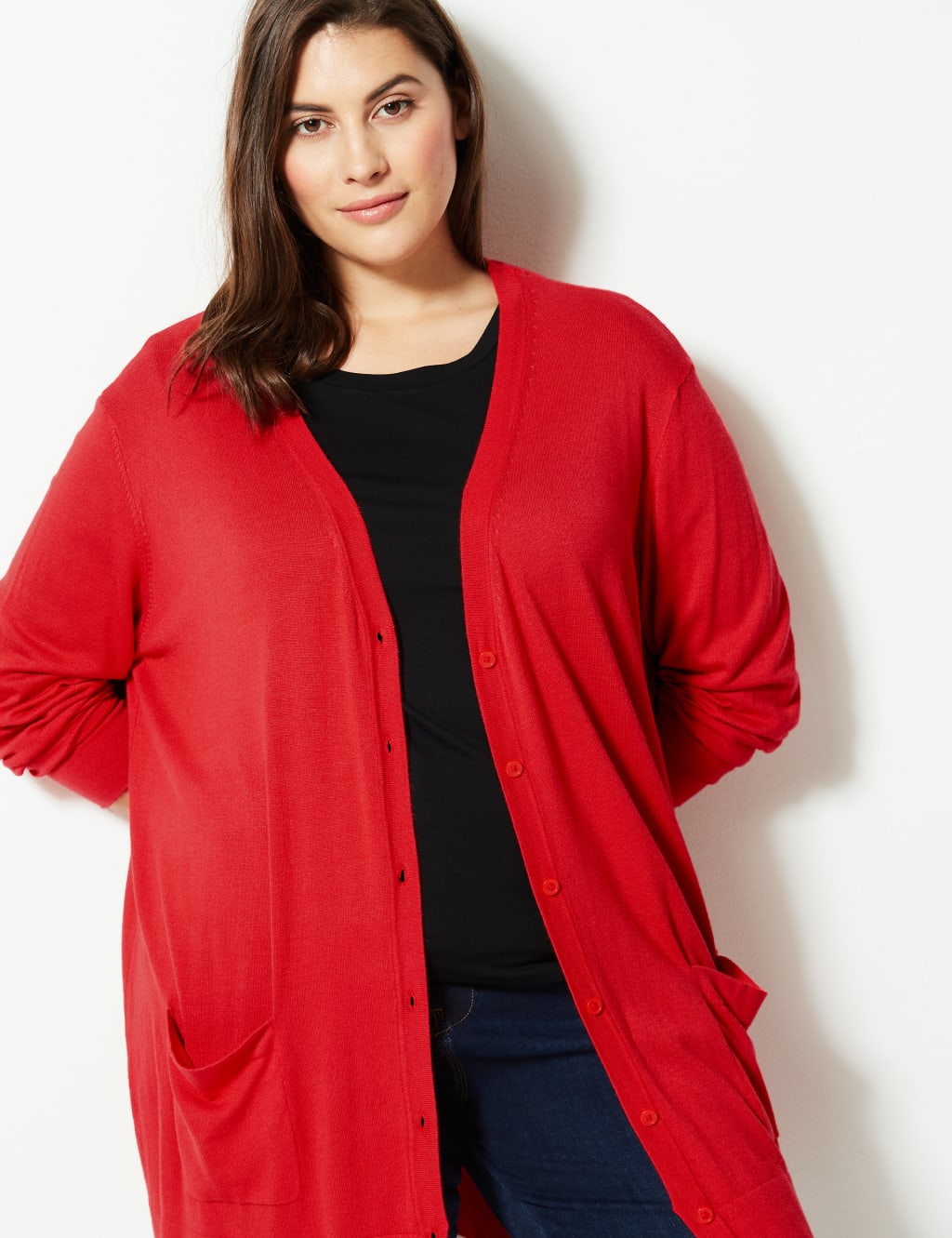 CURVE Longline Cardigan 1 of 4