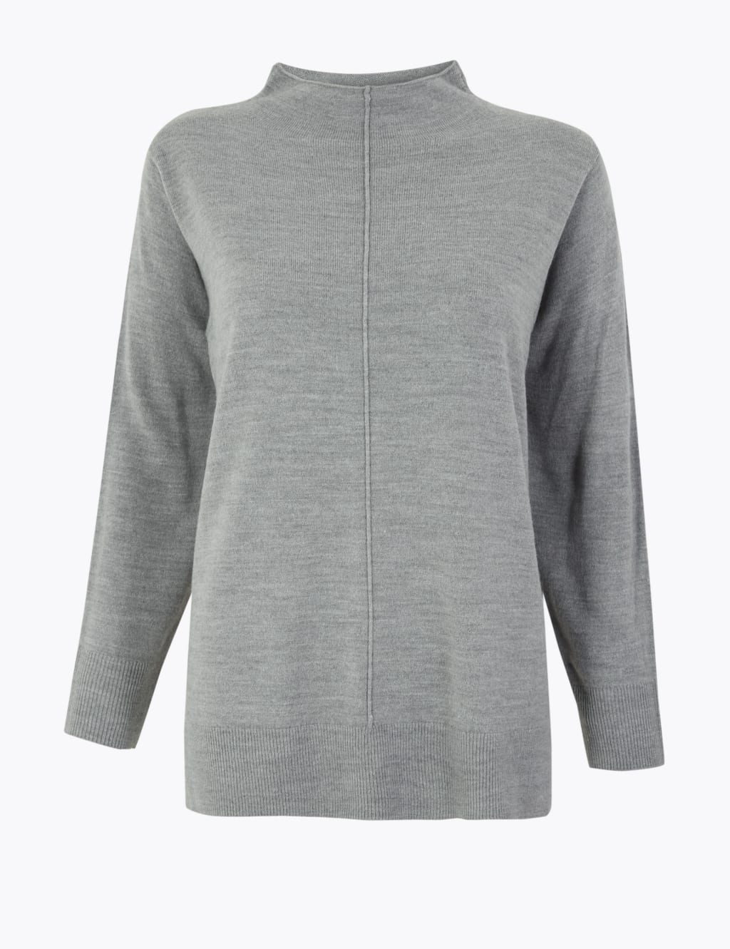 Turtle Neck Longline Jumper M S Collection M S