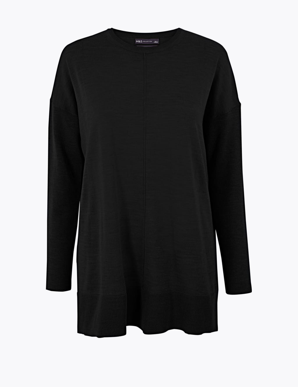 Pure Merino Wool Longline Jumper 2 of 4