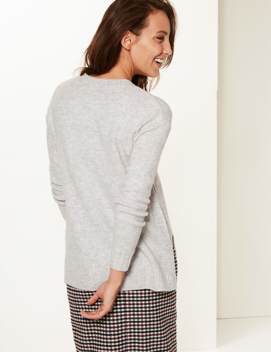 Relaxed Supersoft Round Neck Jumper 4 of 5