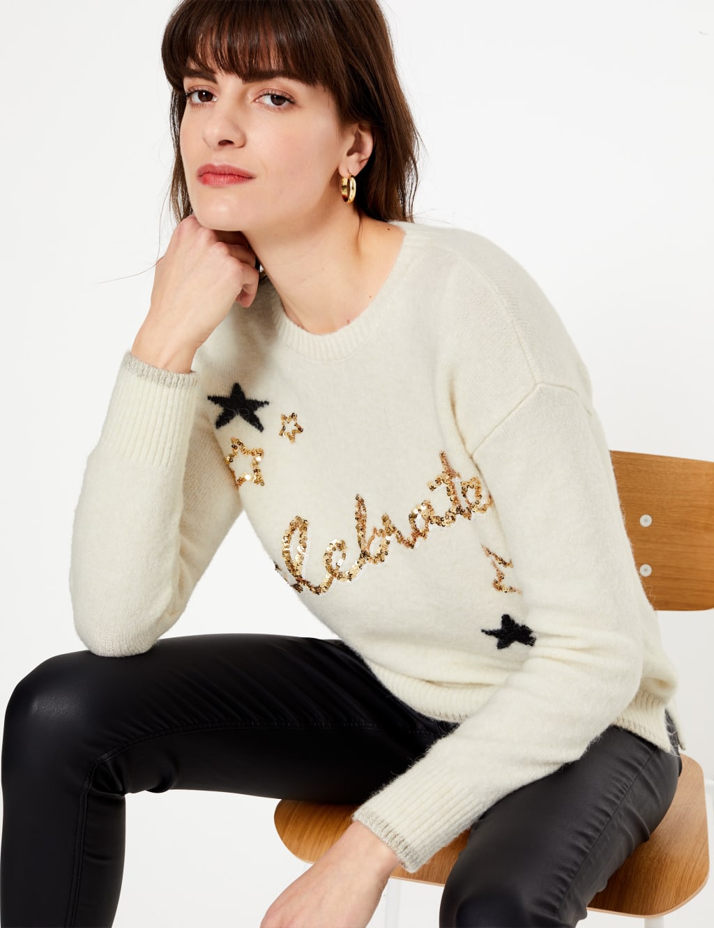 Celebrate Embellished Christmas Jumper 3 of 4