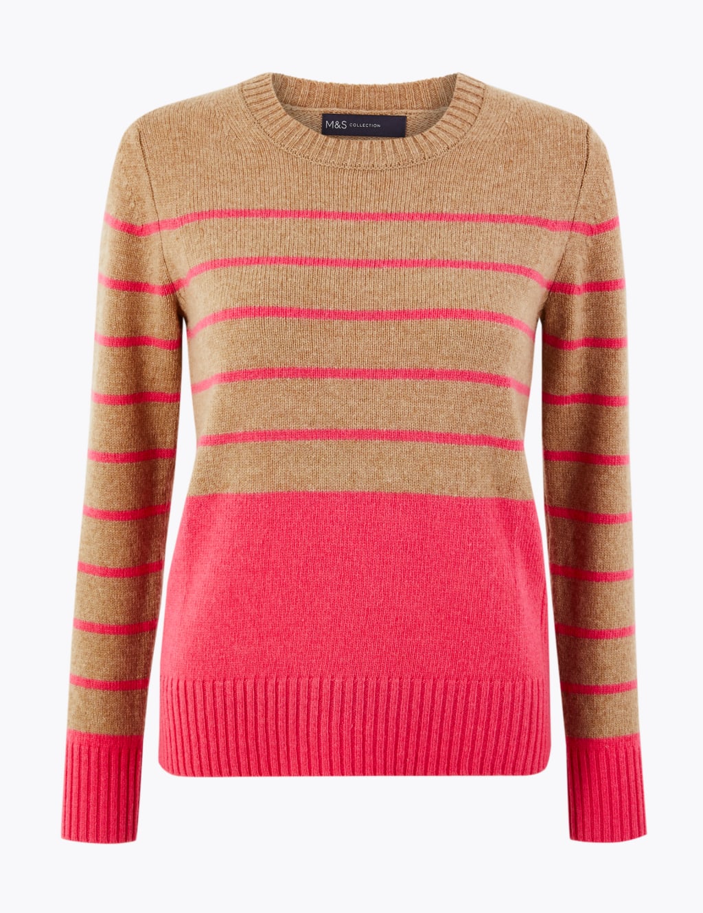 M and s striped jumper outlet