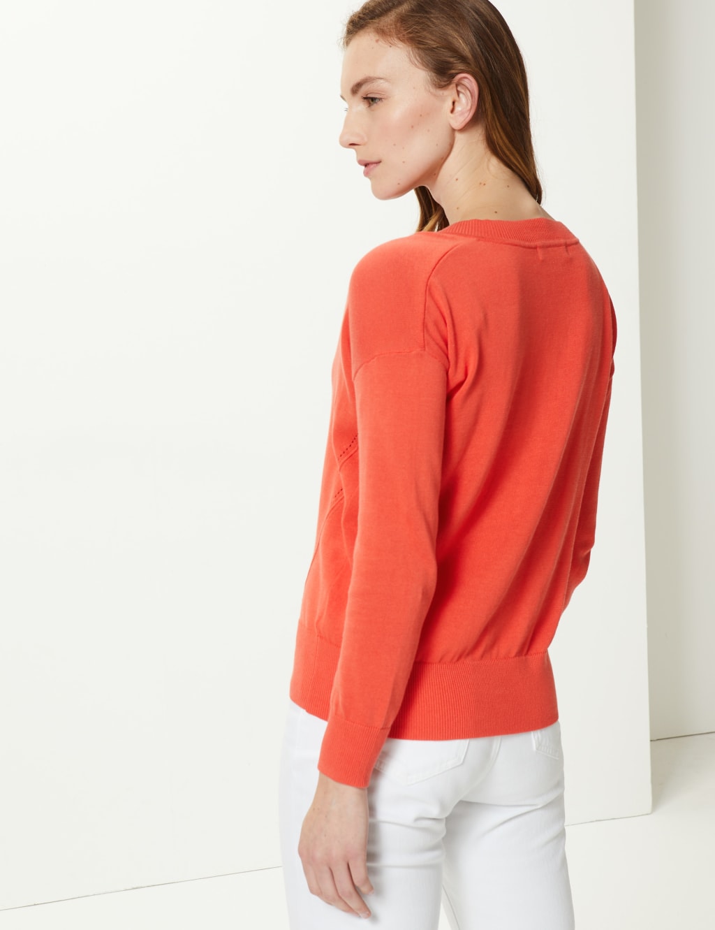 Petite v neck jumper 2025