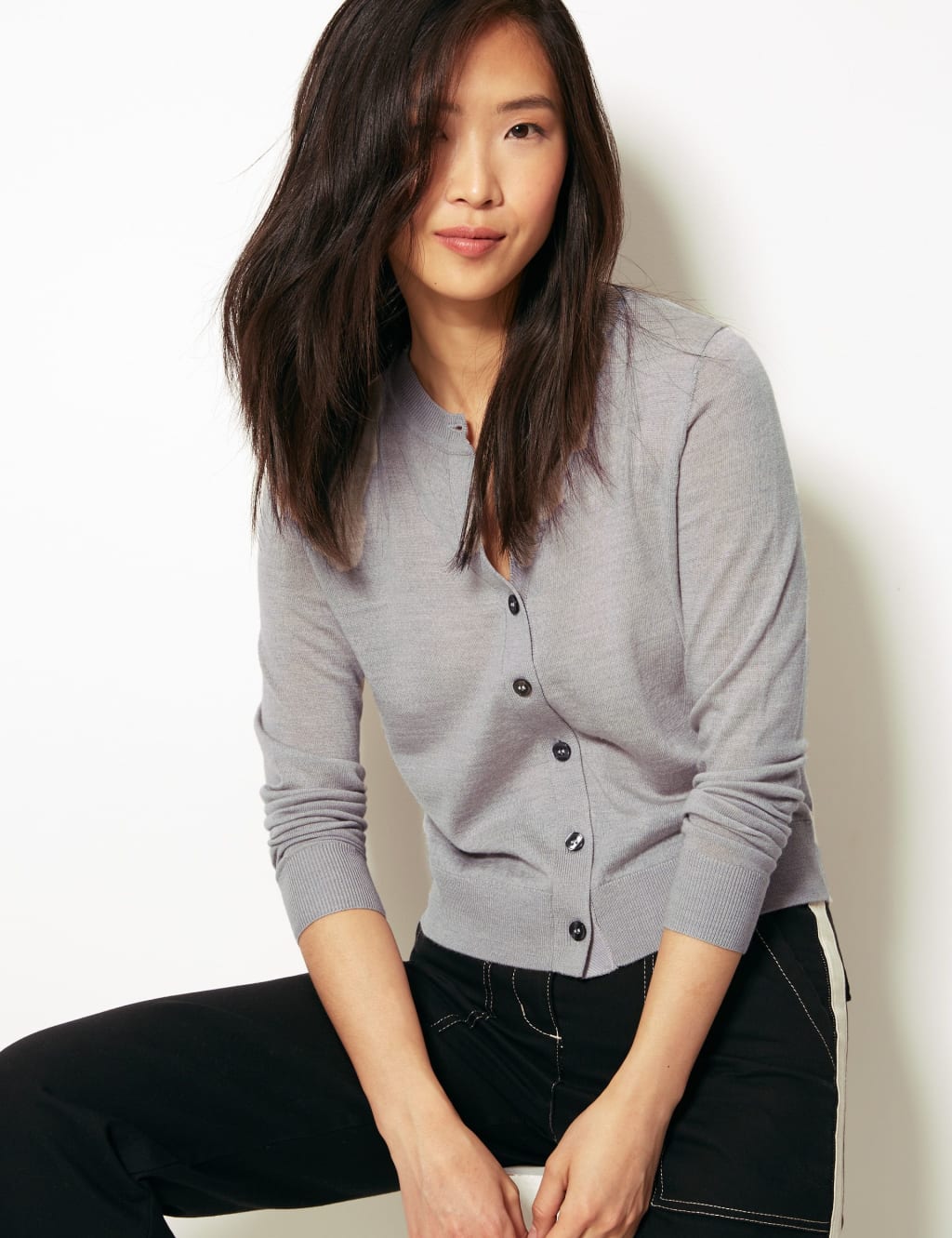 Pure Merino Wool Cardigan 3 of 5