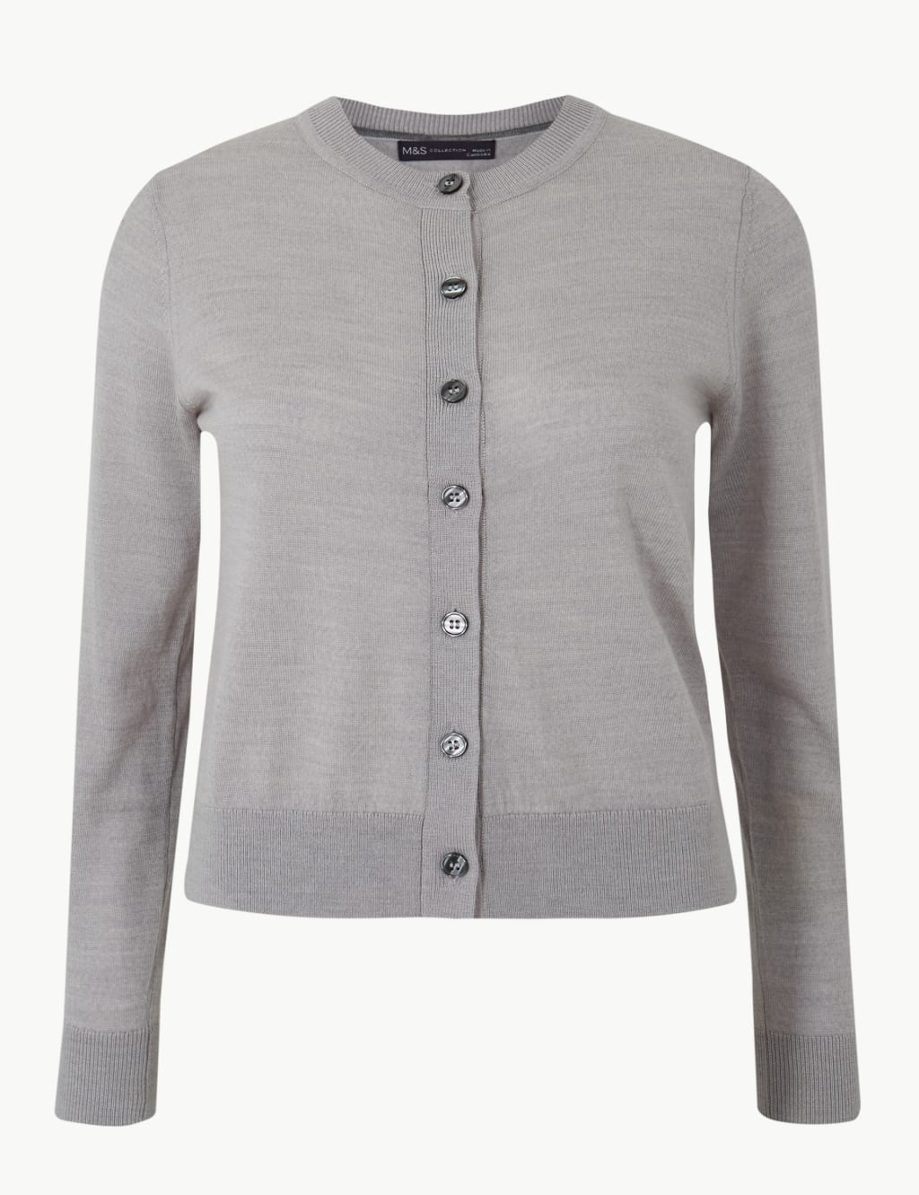 Pure Merino Wool Cardigan M S Collection M S