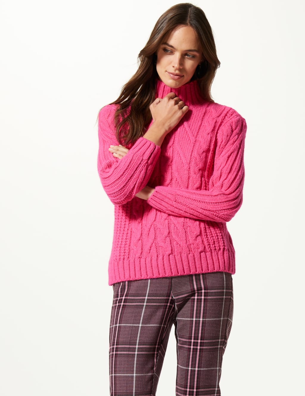 Pink jumper m&s top