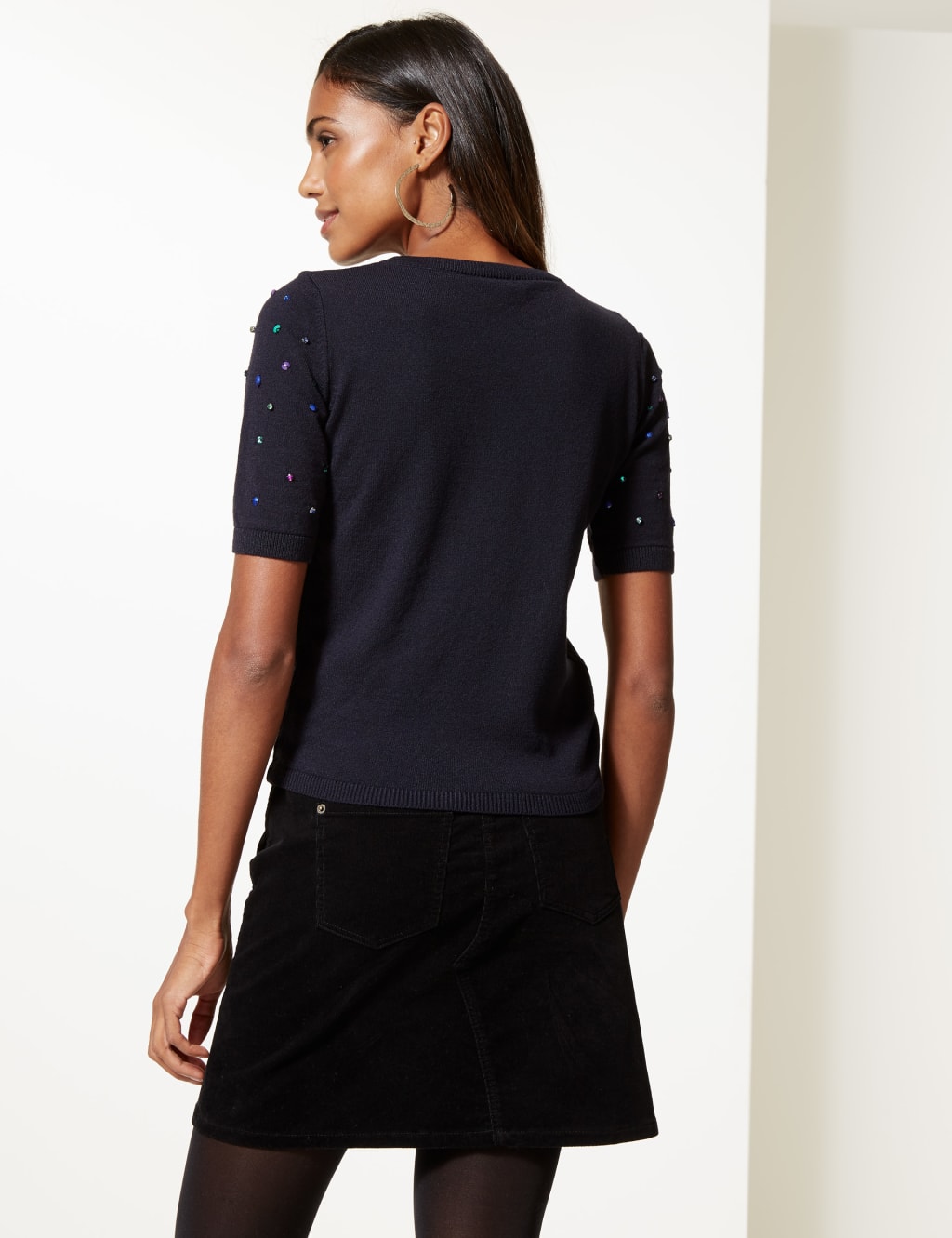 Half sleeve jumper top