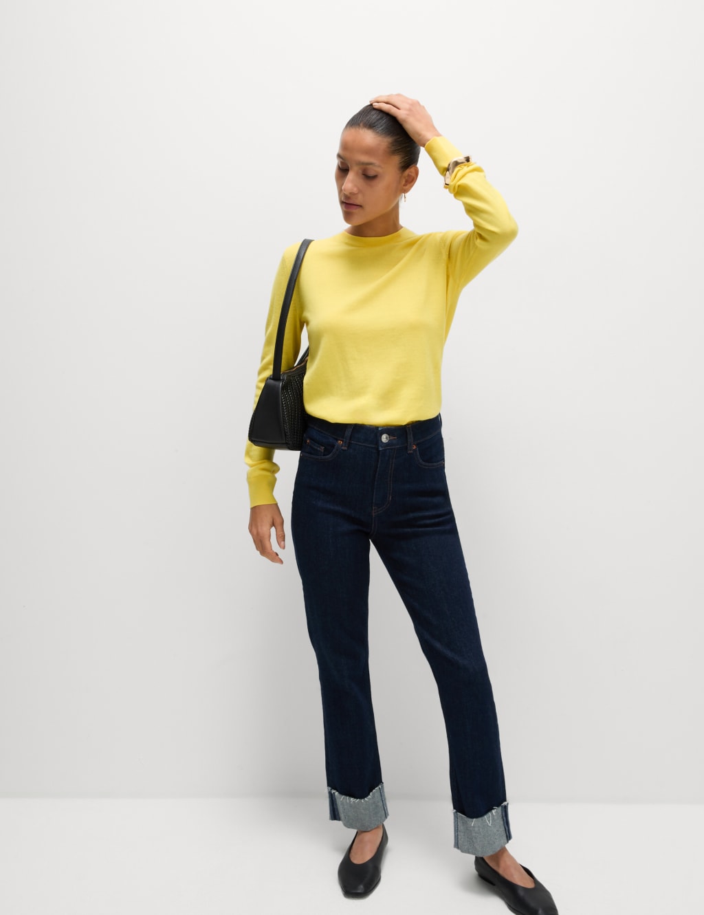 Pure Merino Wool Crew Neck Jumper 3 of 6