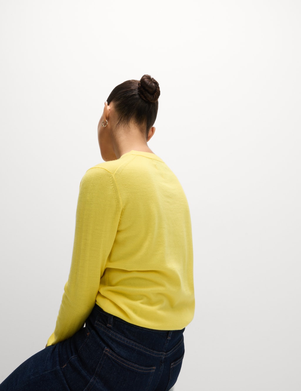 Pure Merino Wool Crew Neck Jumper 4 of 6