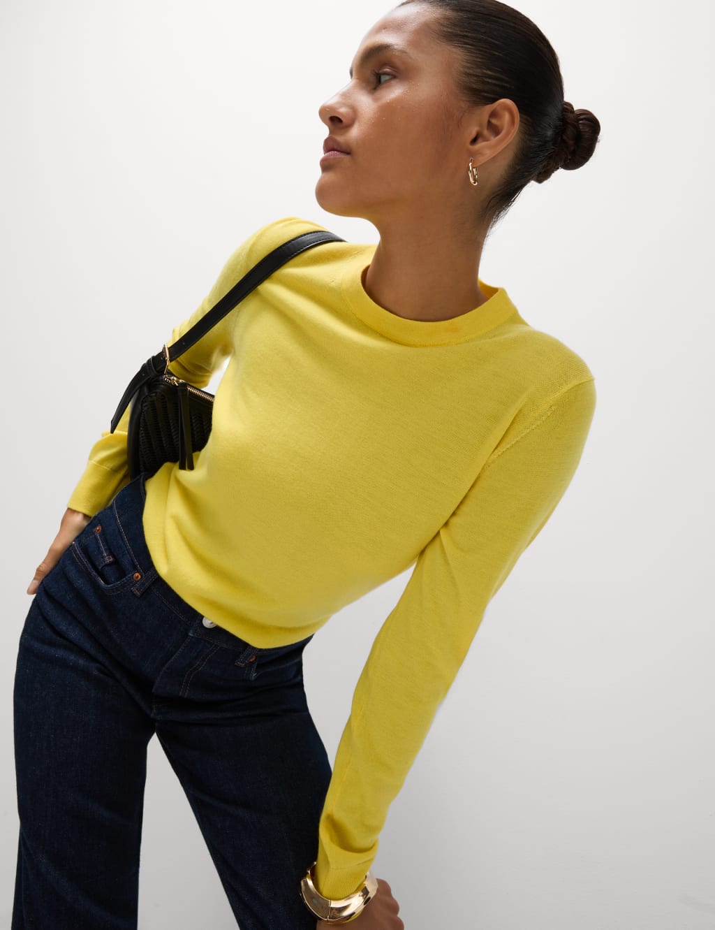 Pure Merino Wool Crew Neck Jumper 5 of 6