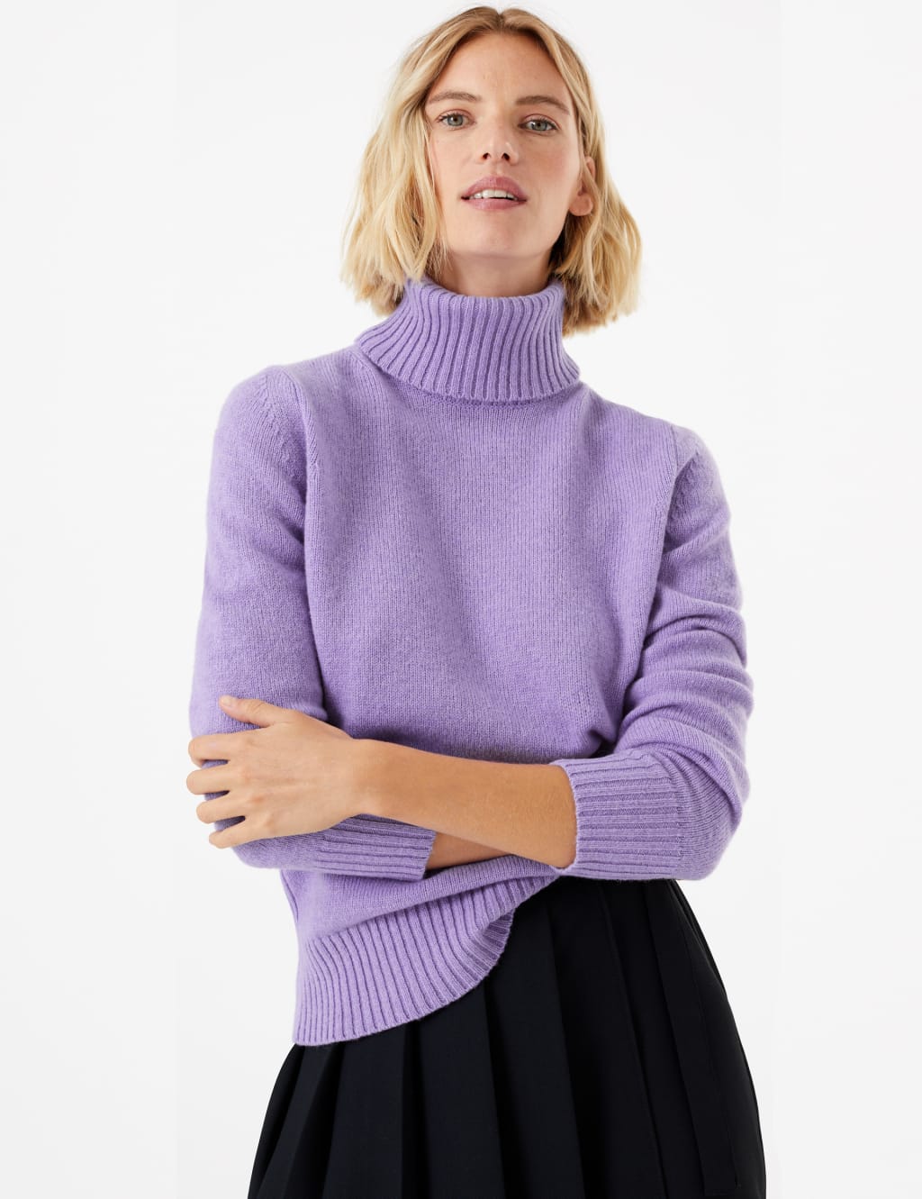 Wool Rich Roll Neck Jumper 1 of 5
