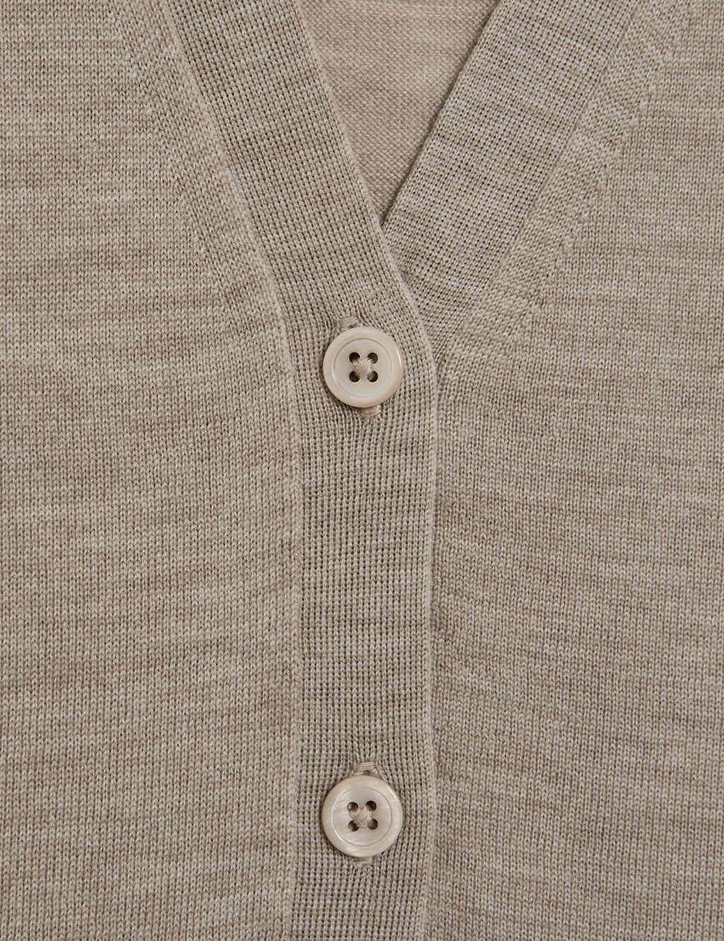 Pure Merino Wool Knitted Waistcoat 6 of 6