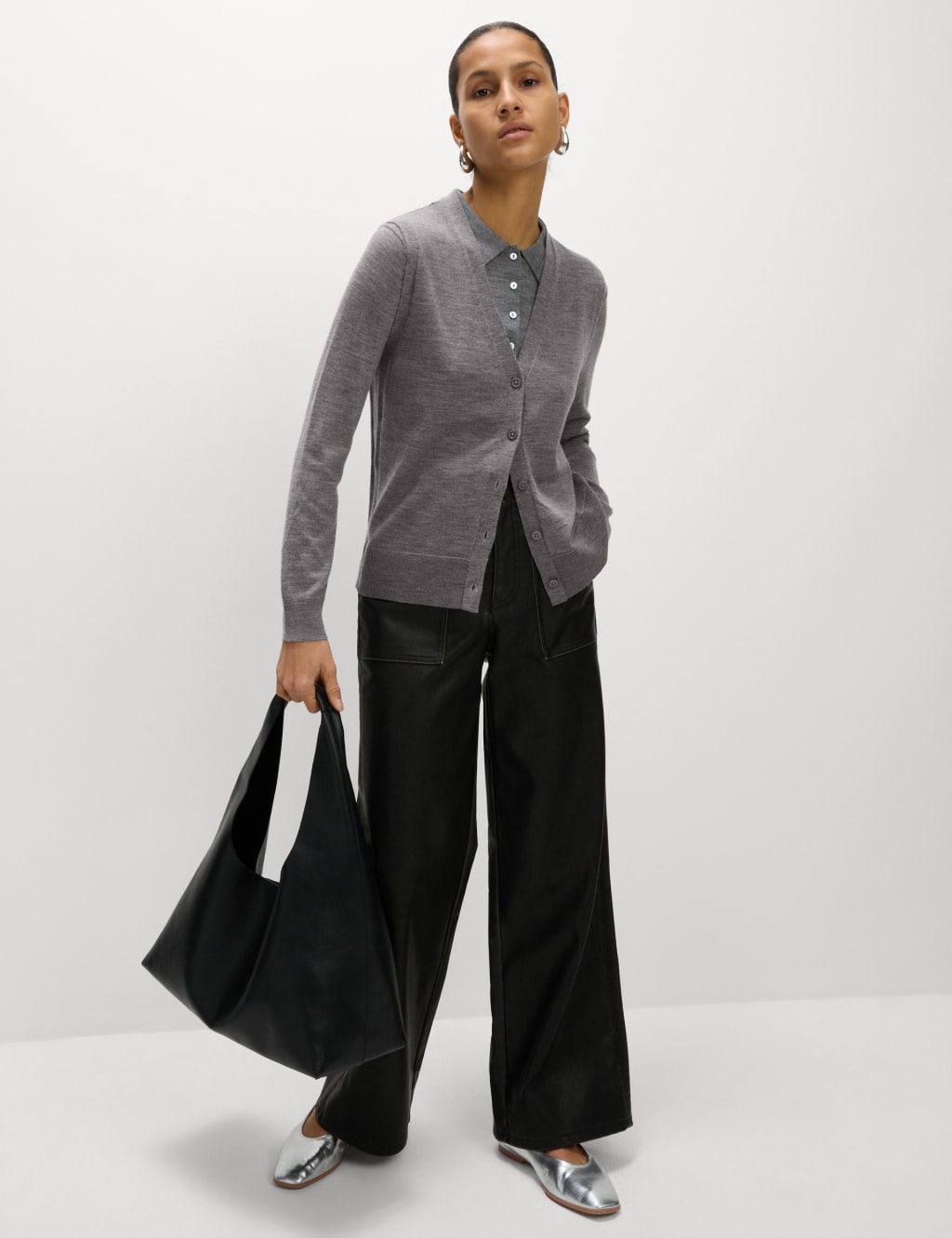 Pure Merino Wool Knitted Waistcoat 3 of 6