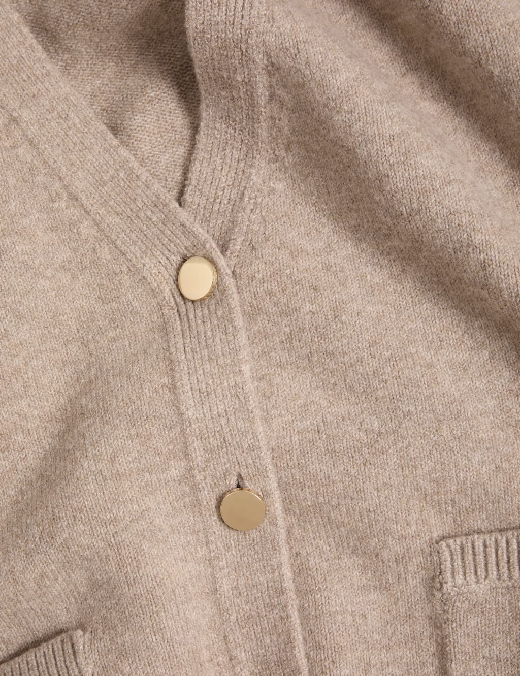 V-Neck Button Front Relaxed Cardigan 5 of 5