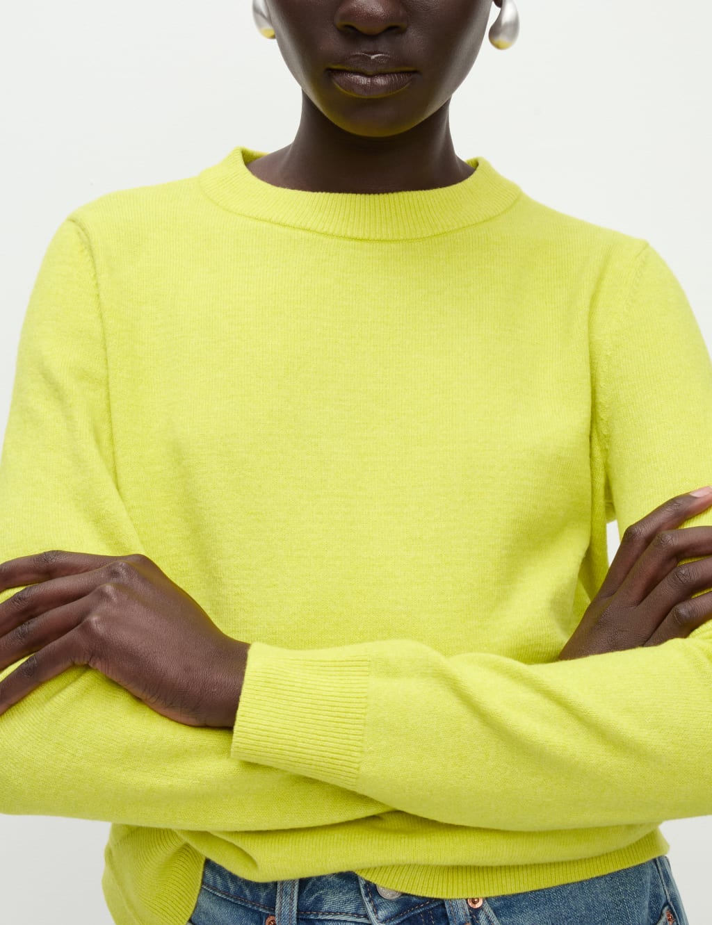Air Yarn Crew Neck Jumper