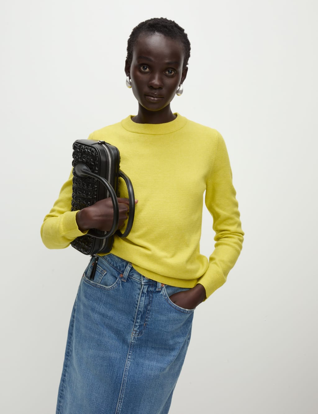 M and s yellow jumper cheap