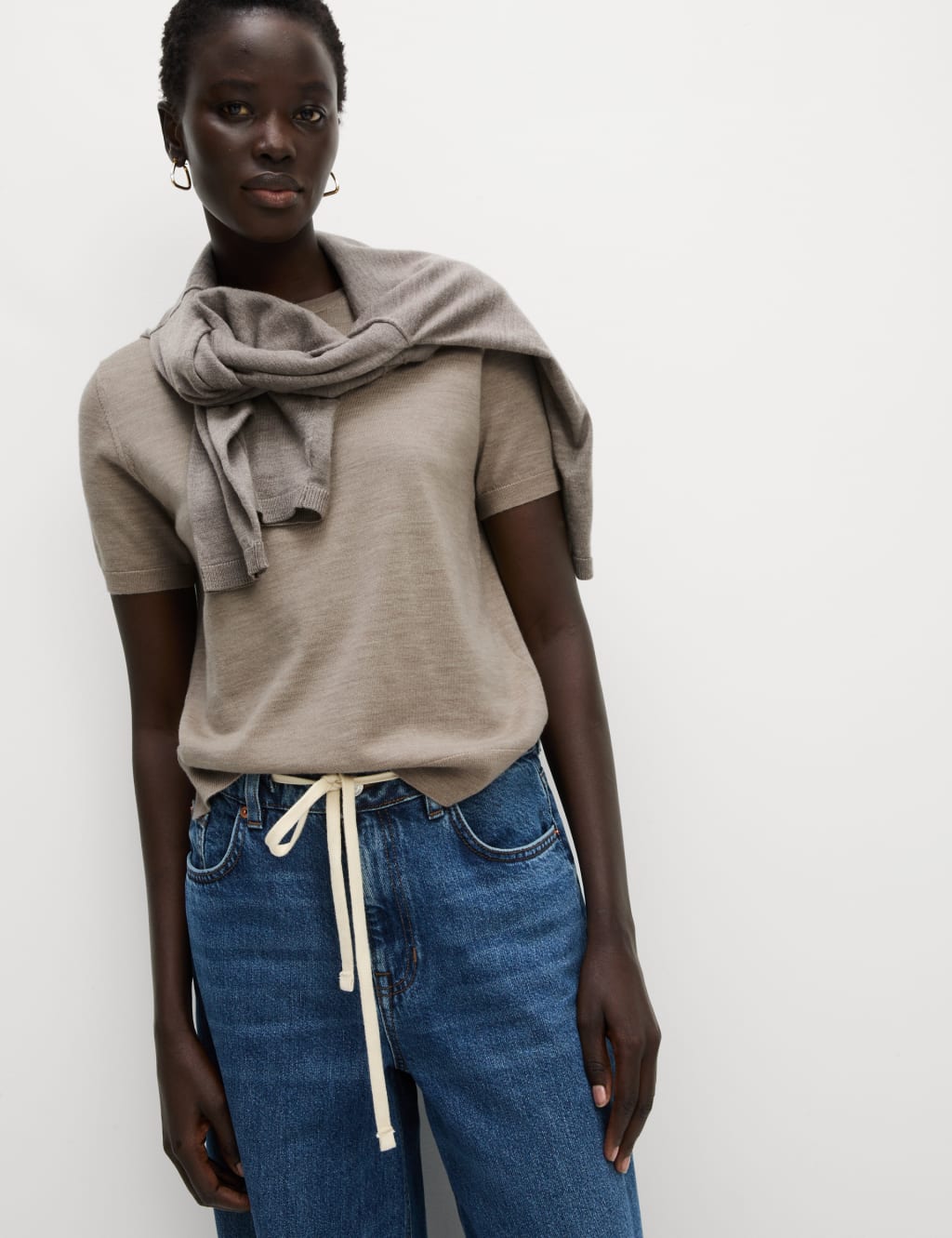 Merino wool crew neck shop