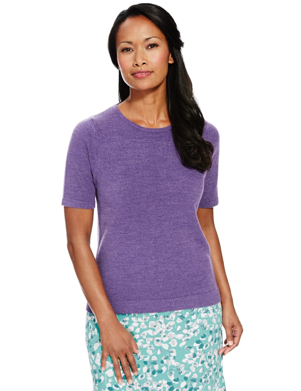 Cashmilon Round Neck Jumper Classic M S