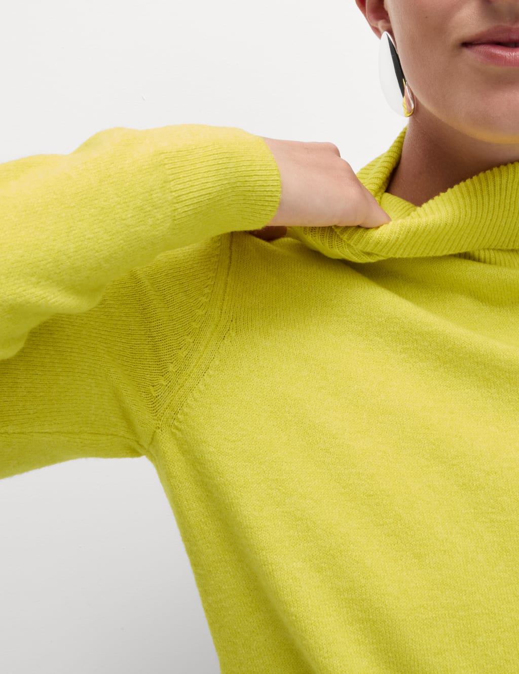 Air Yarn Roll Neck Jumper M S Collection M S