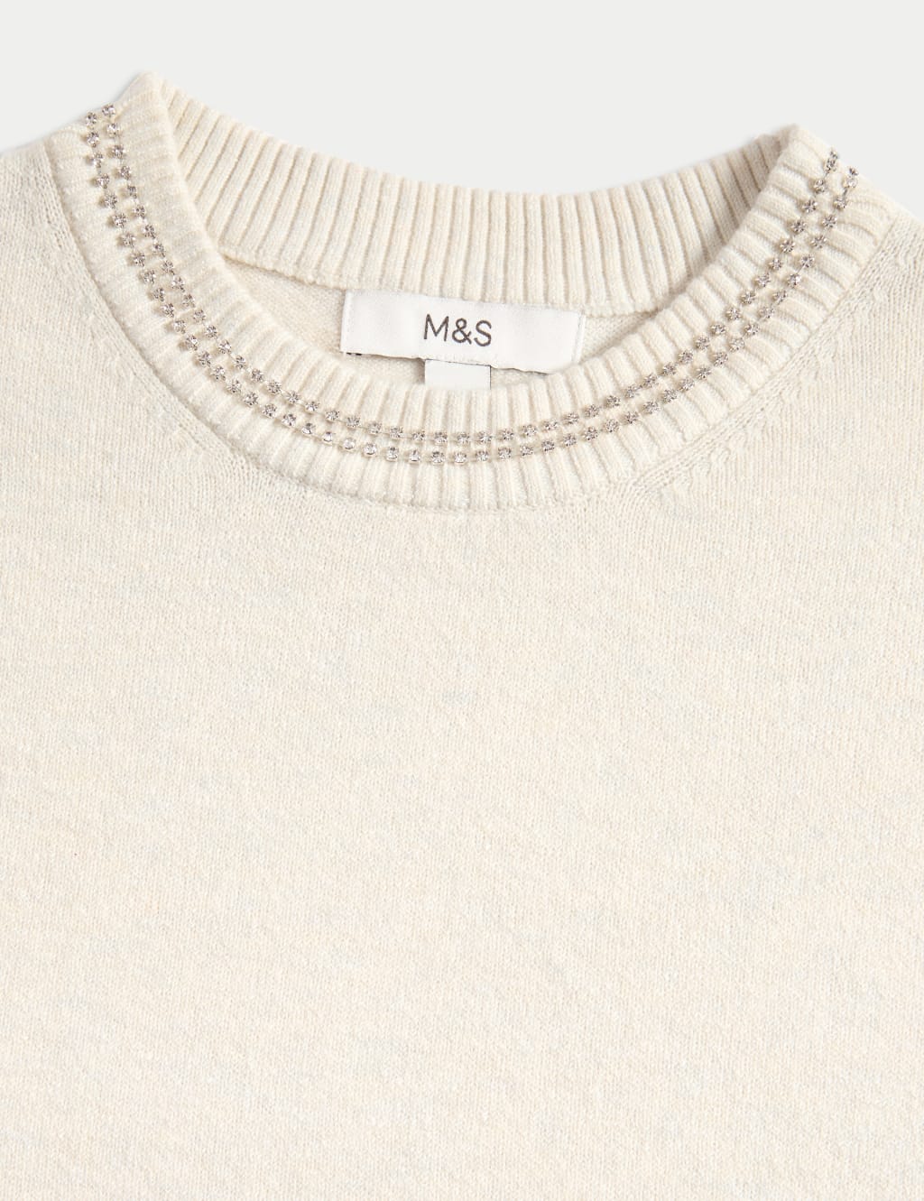 Air-Yarn Embellished Crew Neck Jumper 5 of 5
