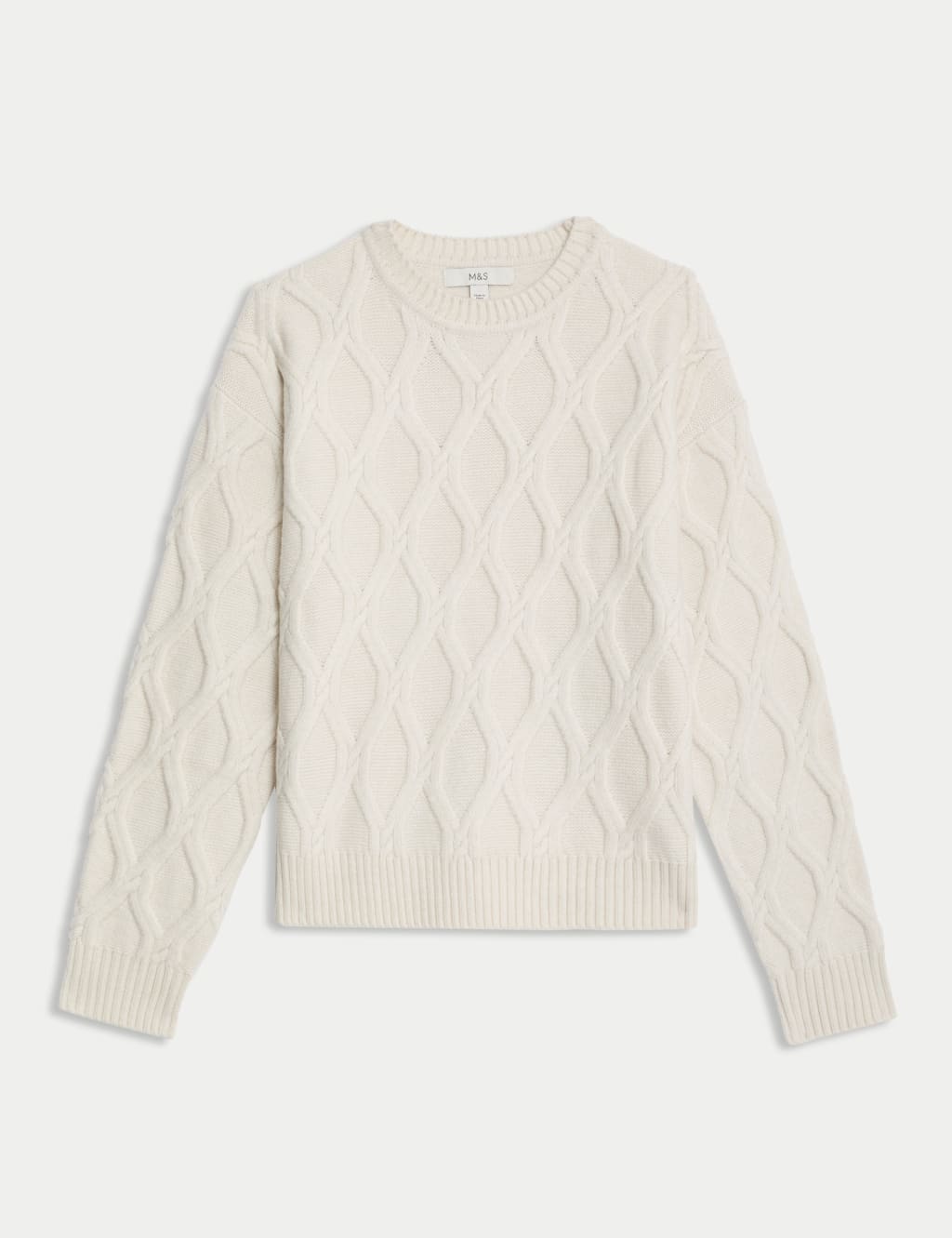 M and s cable knit jumper discount