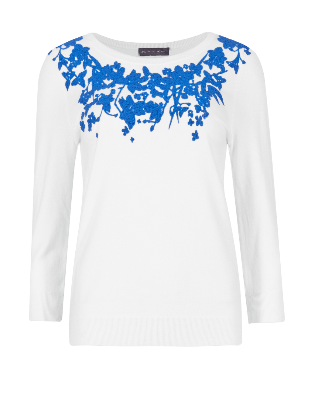 Caviar Bead Embellished Neckline Jumper 2 of 4