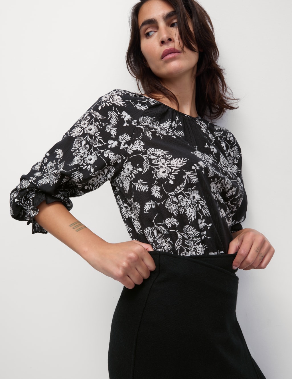 Lyocell Rich Printed Blouse 3 of 5