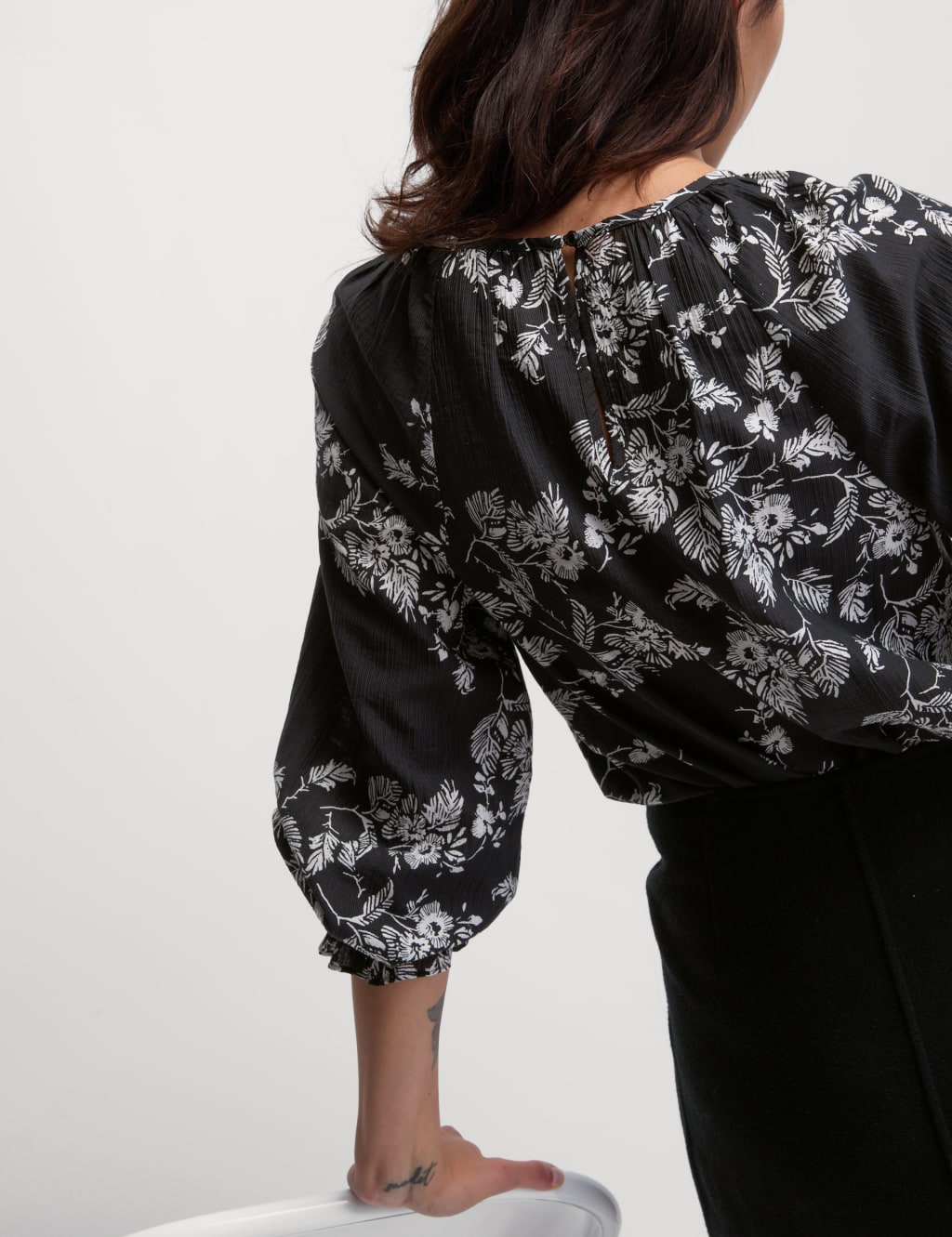 Lyocell Rich Printed Blouse 5 of 5