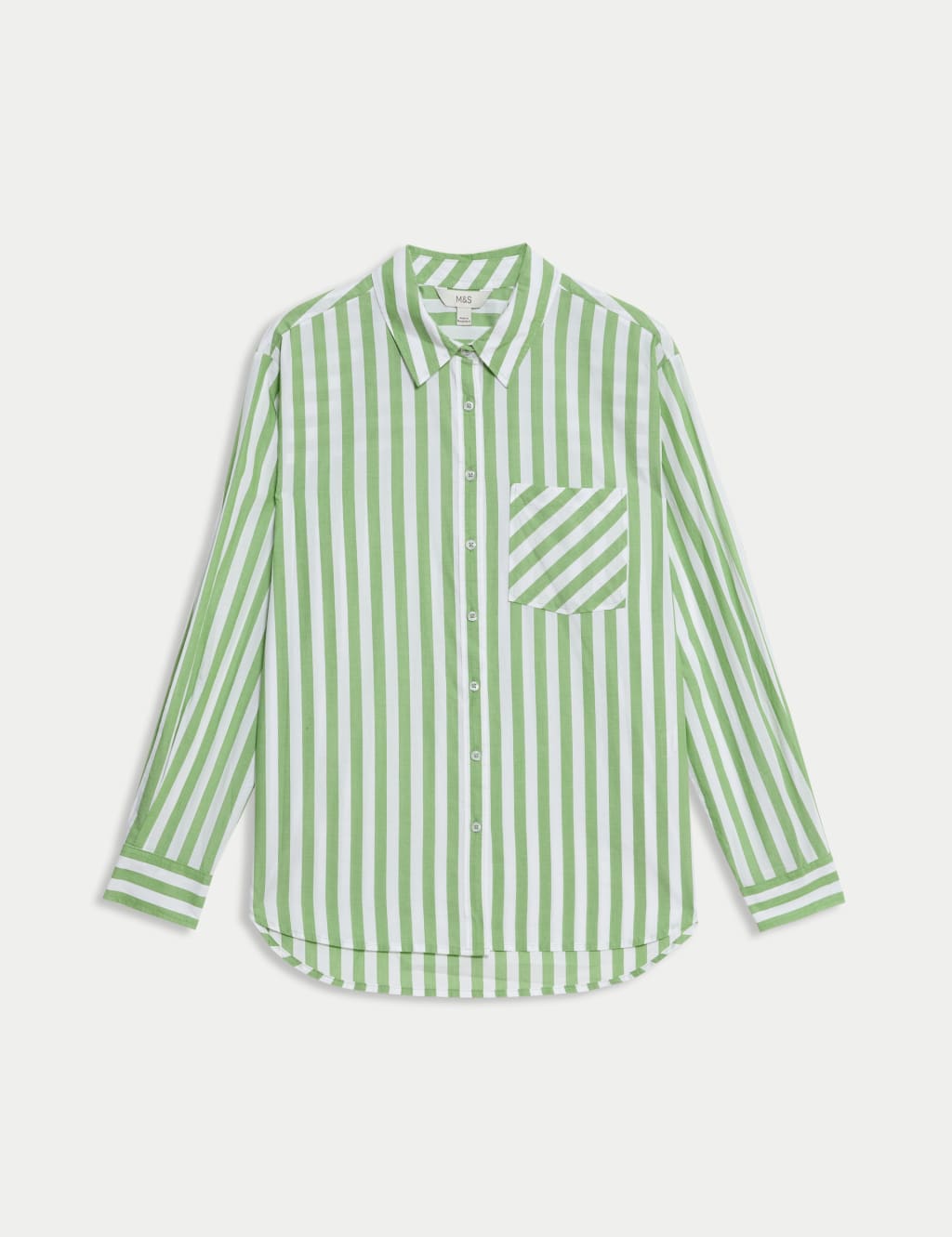 Pure Cotton Striped Collared Shirt 2 of 6